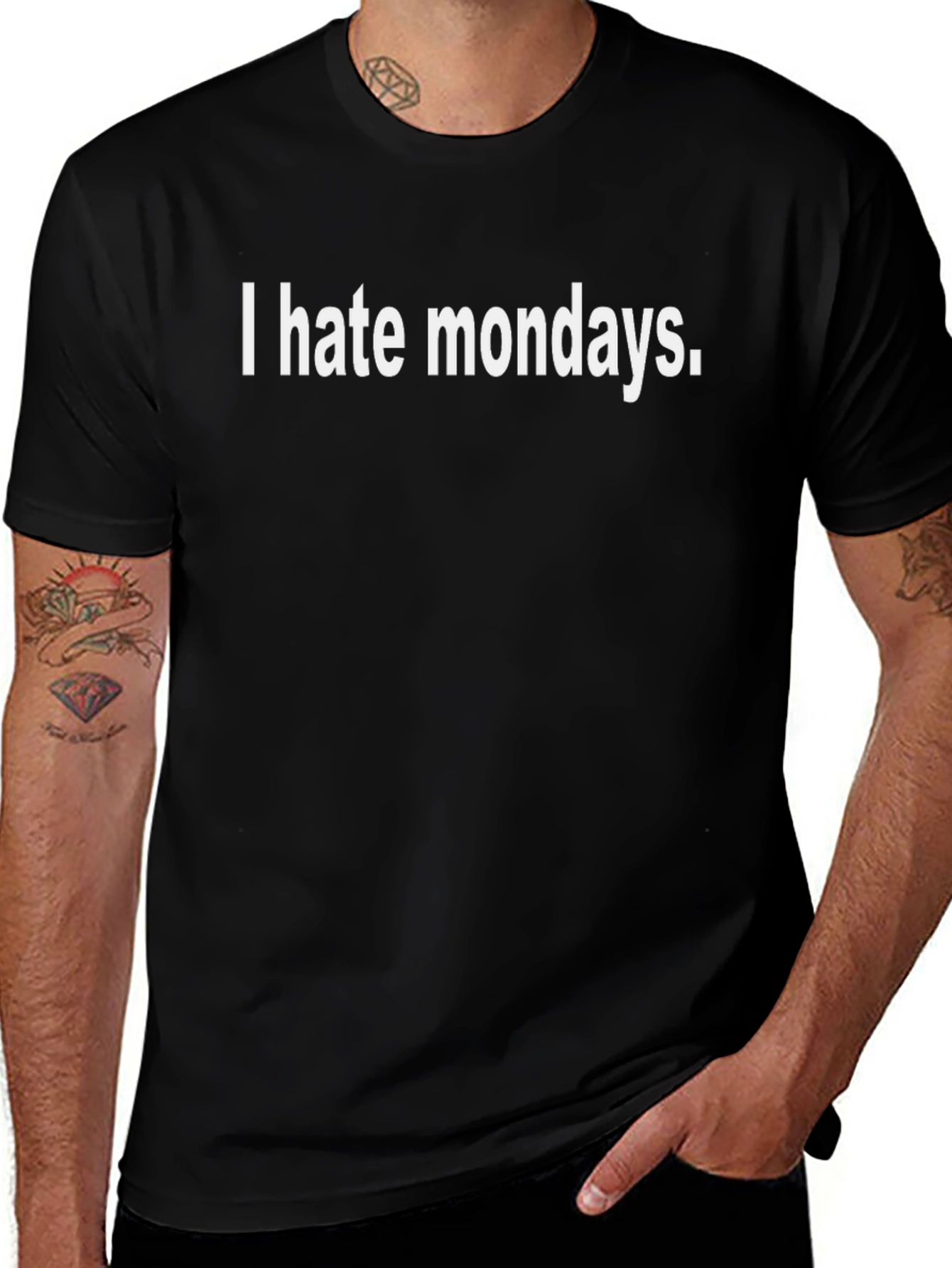 I Hate Mondays Graphic Tee - Classic Sarcastic T-Shirt