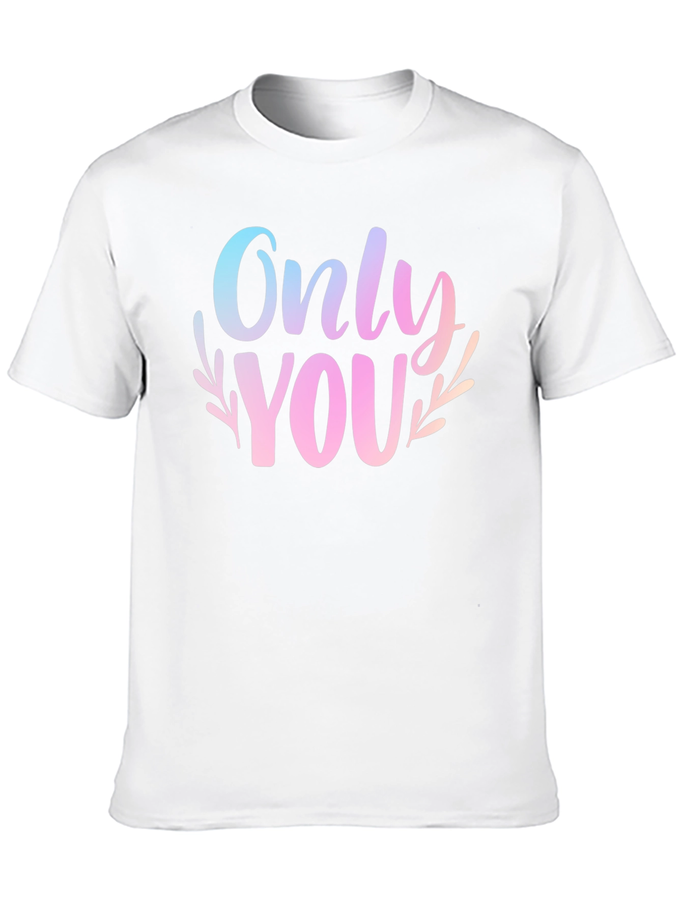 Only You Graphic Print Black T-Shirt