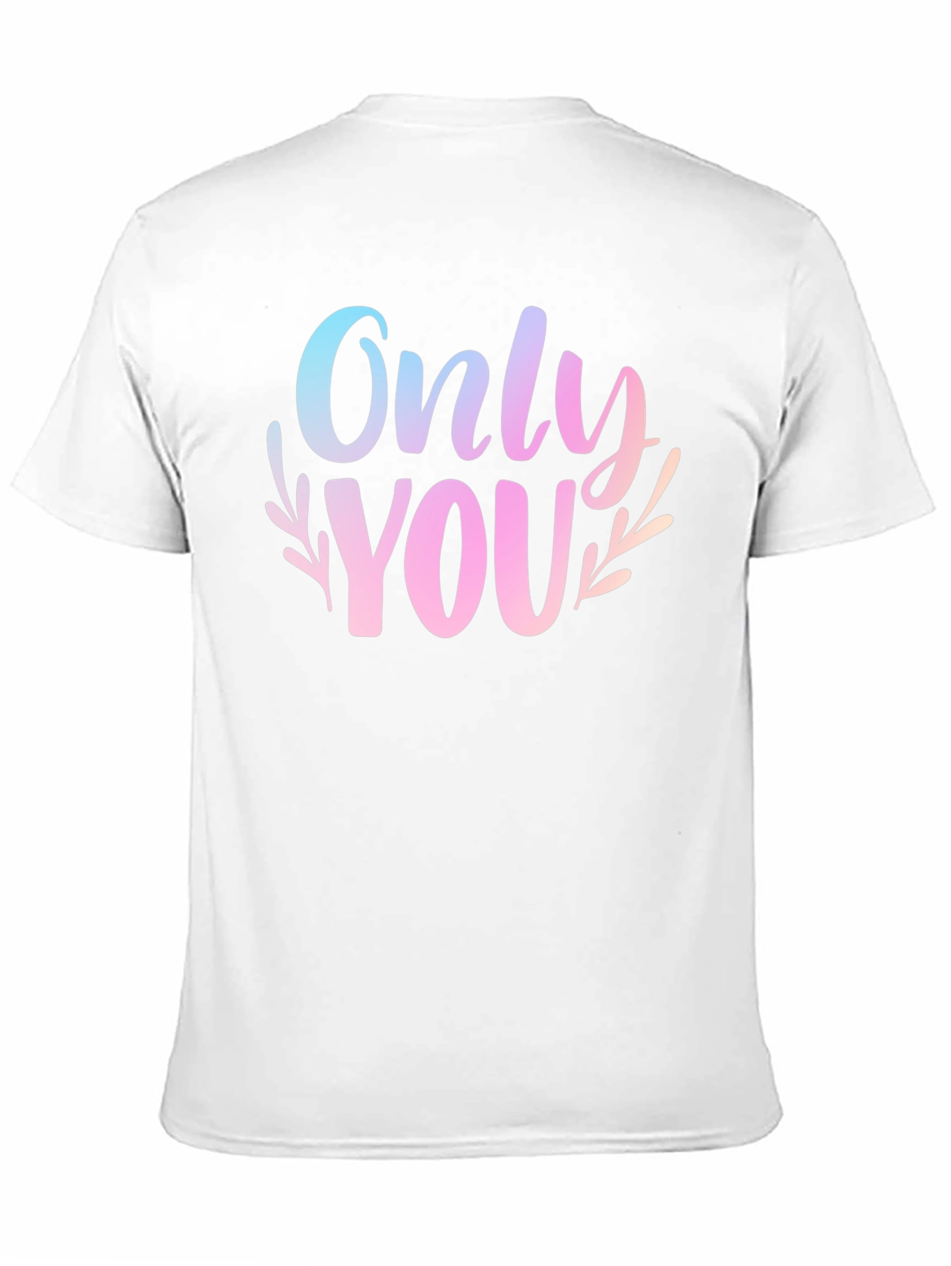 Only You Graphic Print Black T-Shirt