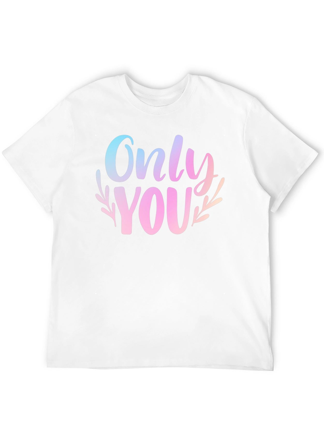Only You Graphic Print Black T-Shirt