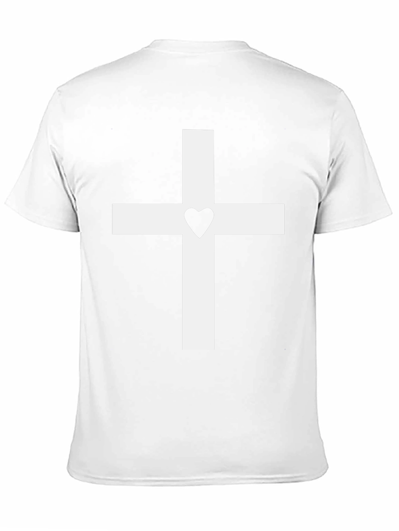 Heart Cross Graphic Tee - Black