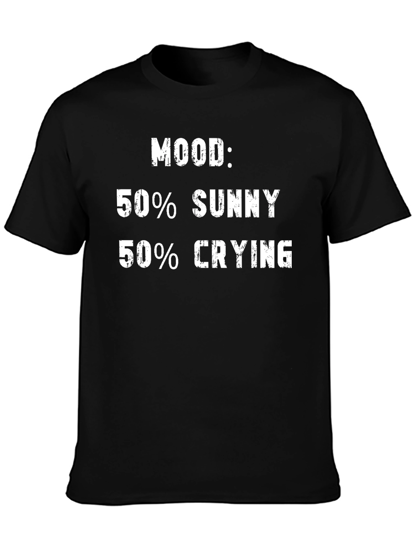 Mood: 50% Sunny 50% Crying Graphic Tee