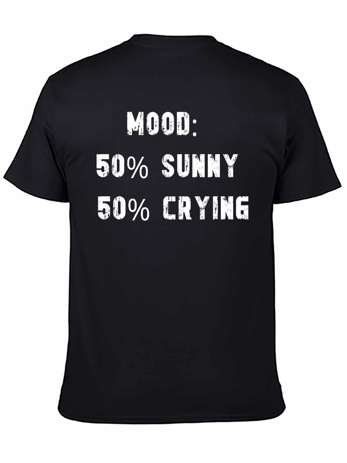 Mood: 50% Sunny 50% Crying Graphic Tee