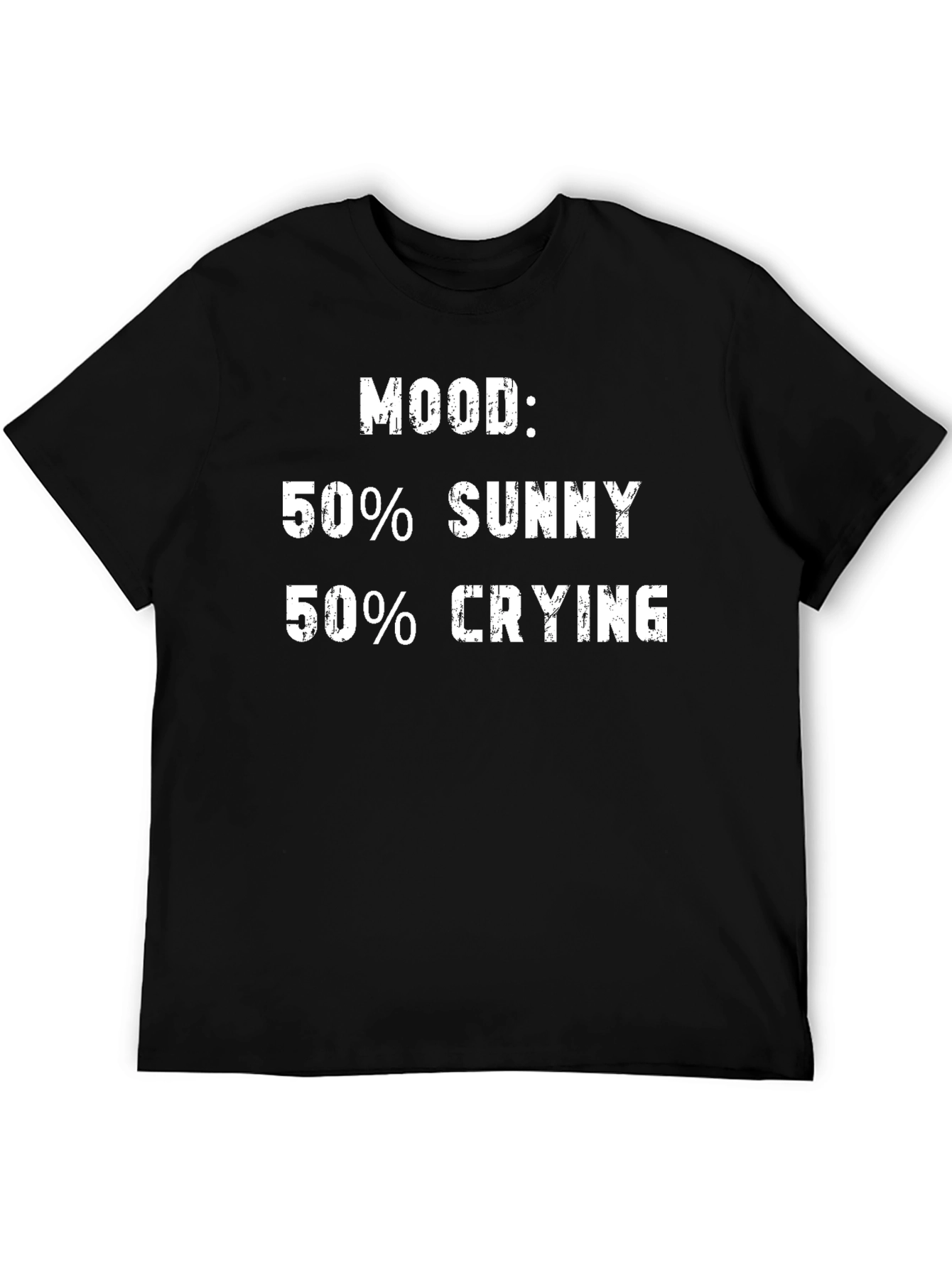 Mood: 50% Sunny 50% Crying Graphic Tee