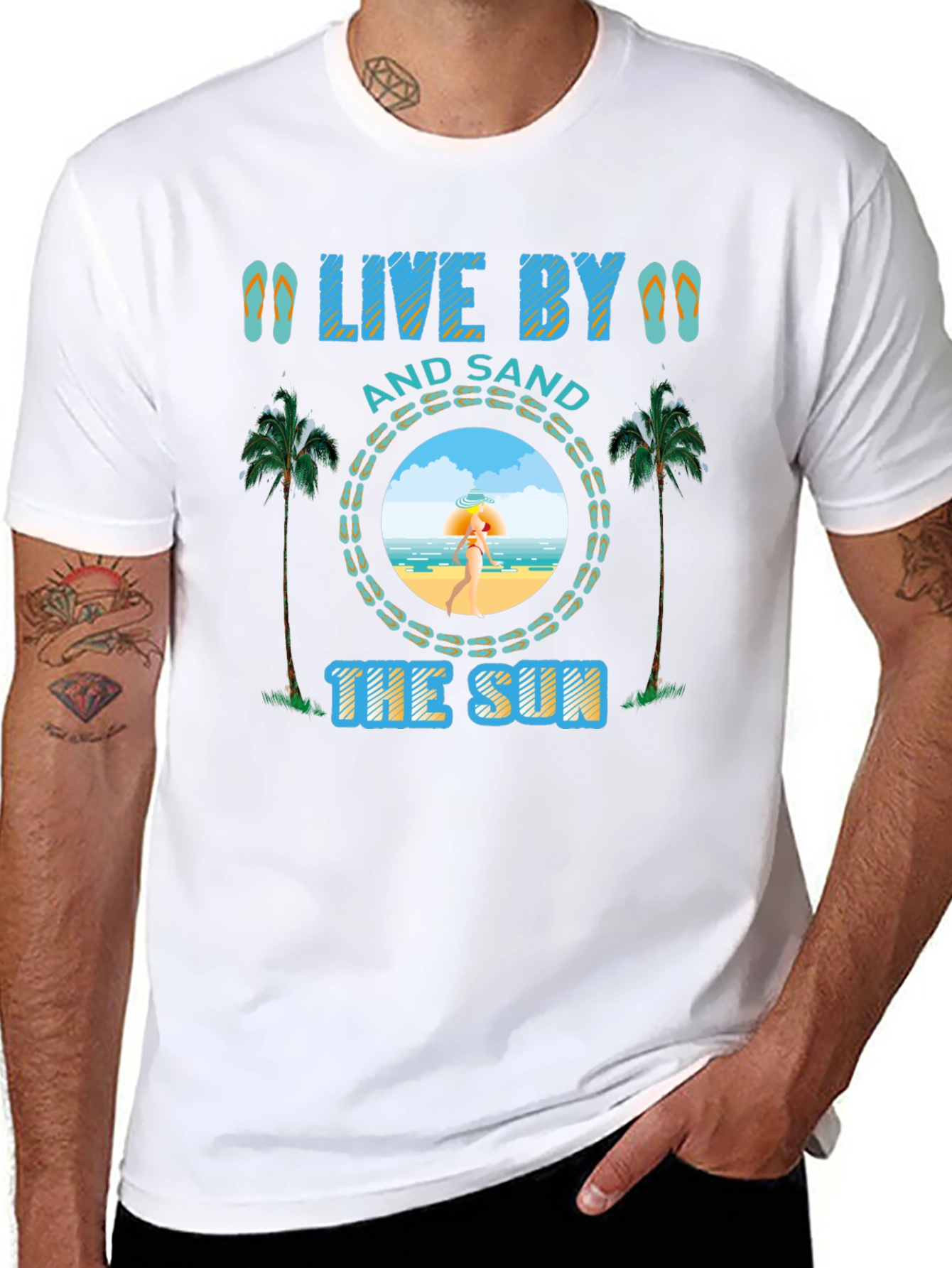Live By Sand Sun T-Shirt