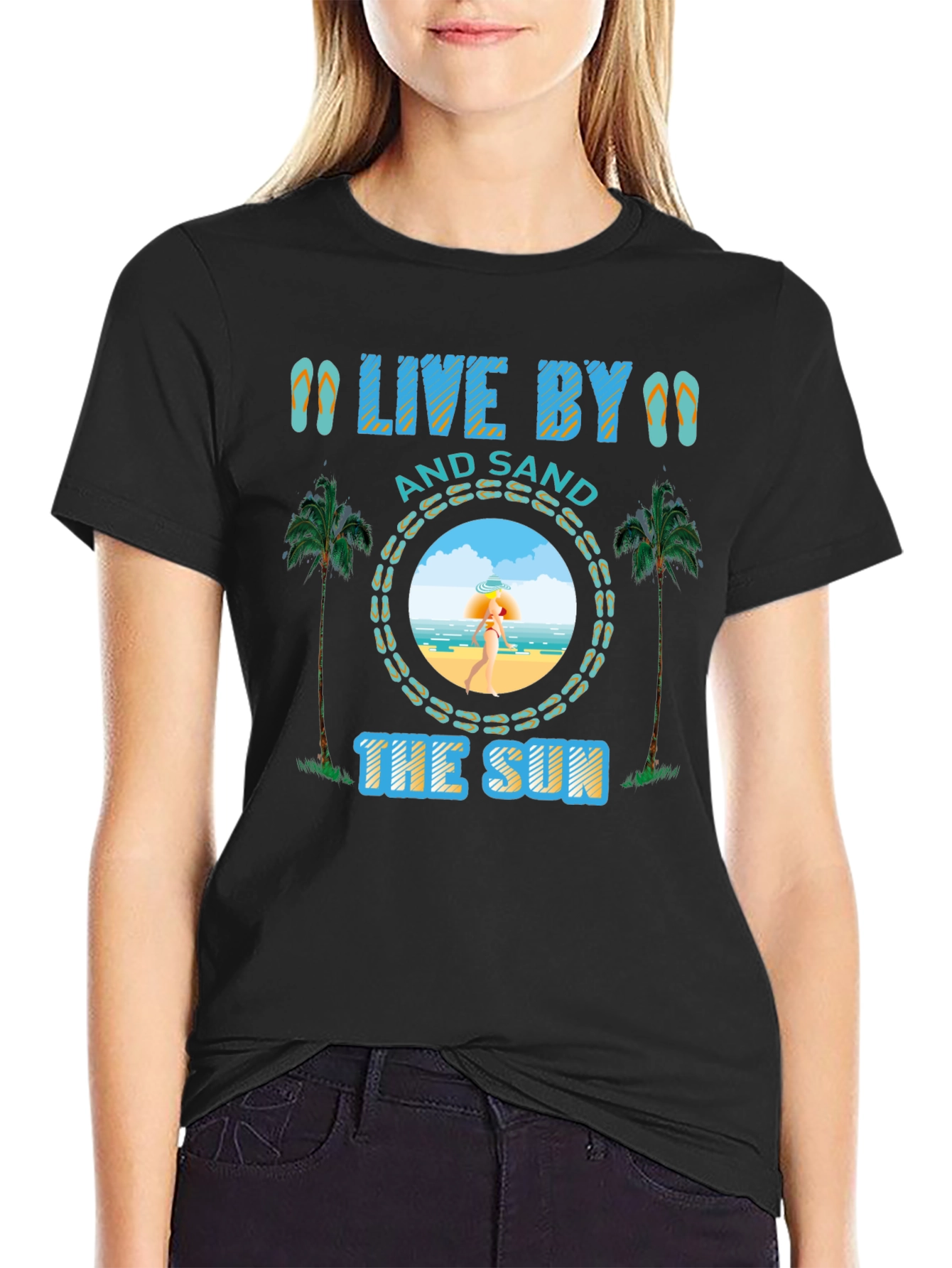 Live By Sand Sun T-Shirt
