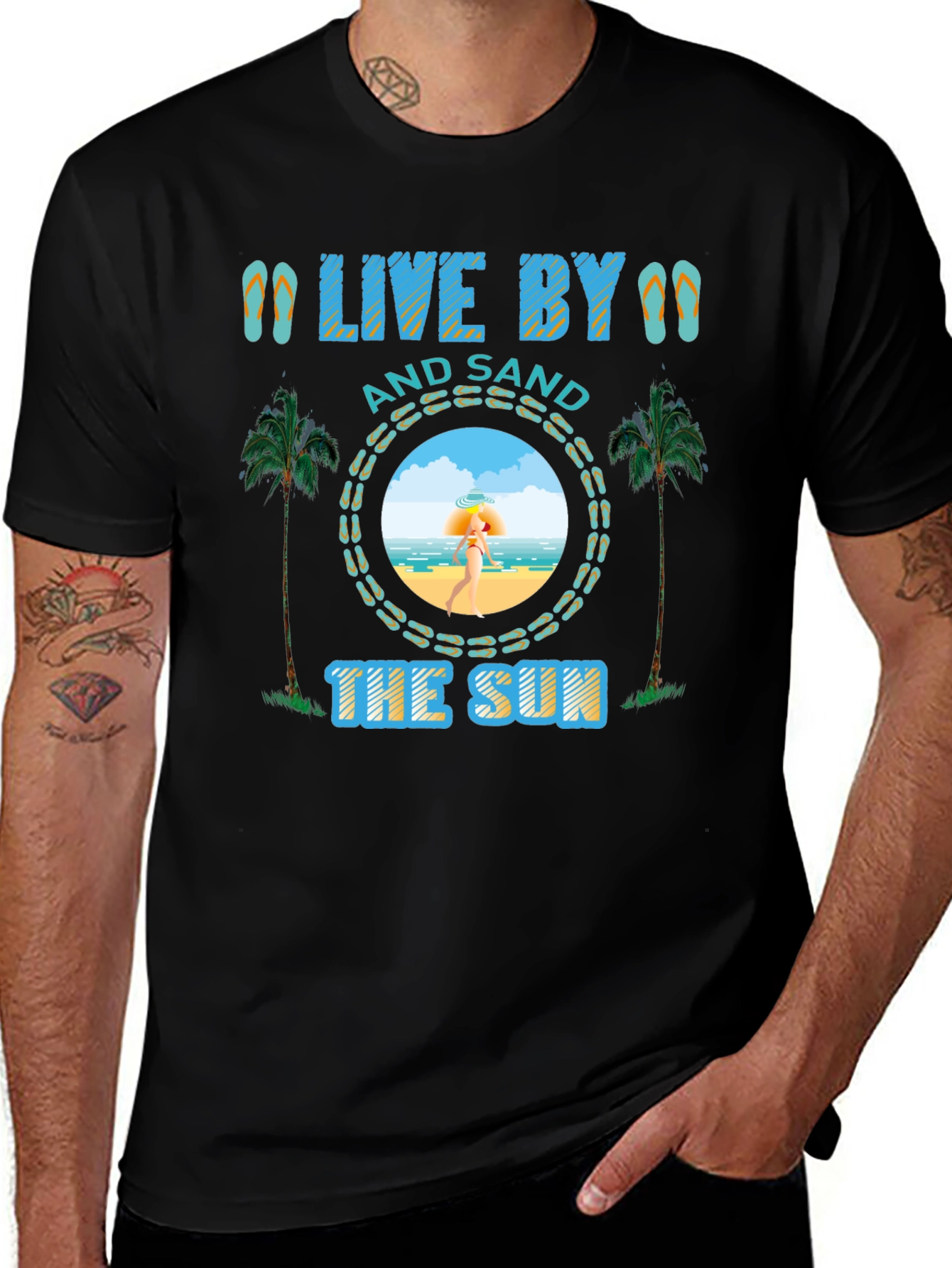 Live By Sand Sun T-Shirt