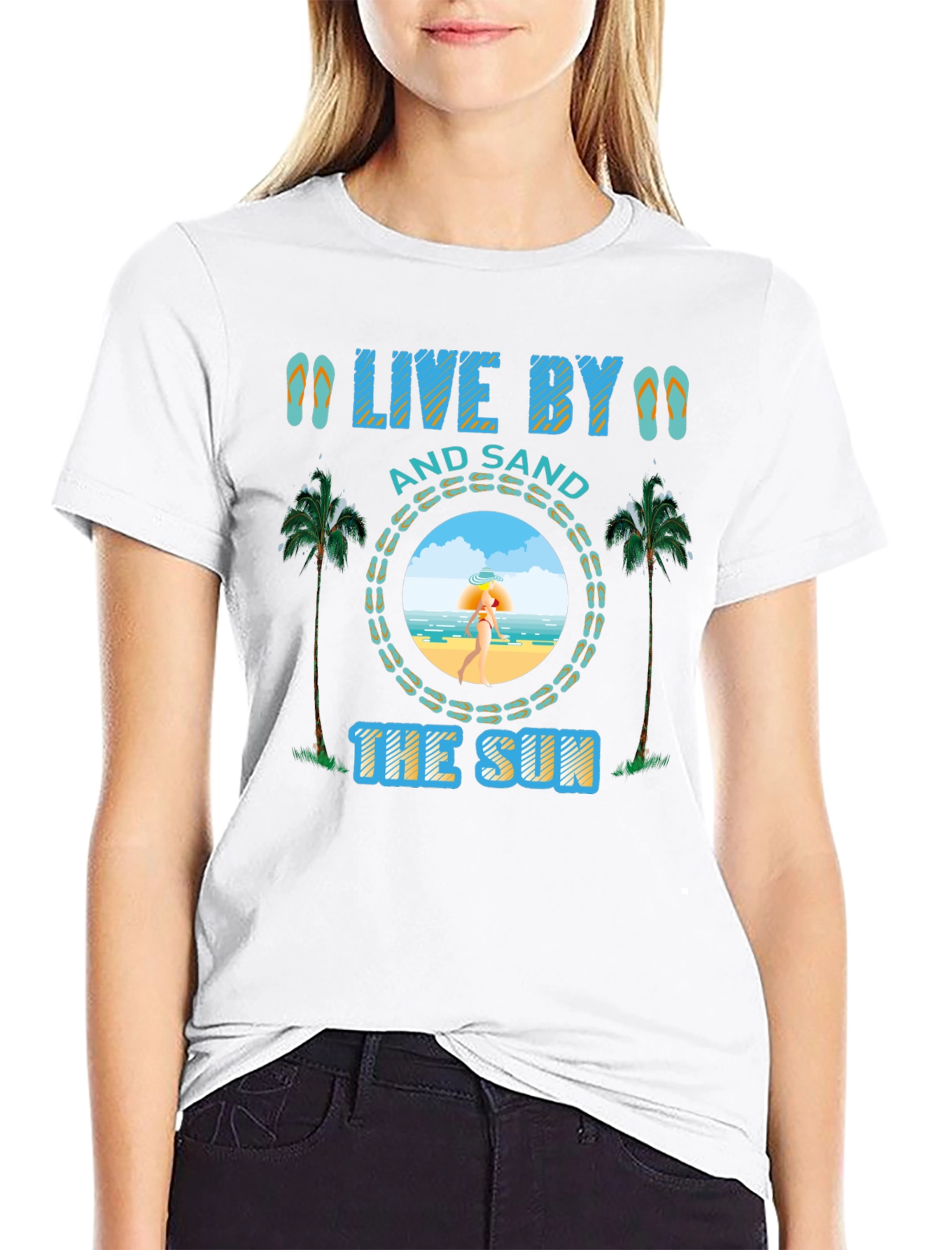 Live By Sand Sun T-Shirt