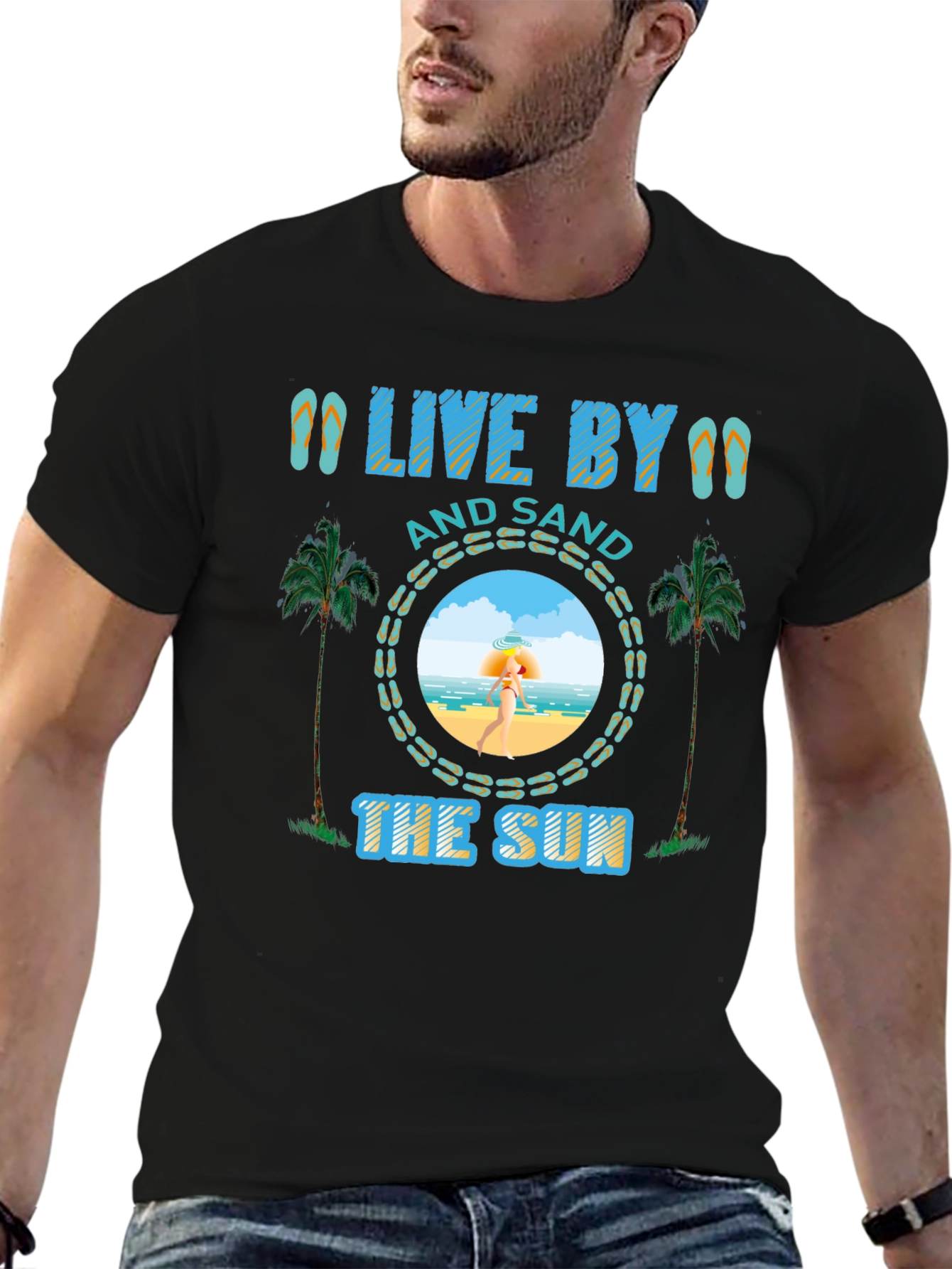 Live By Sand Sun T-Shirt