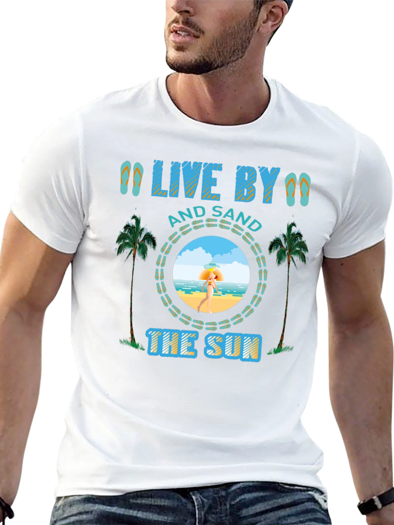 Live By Sand Sun T-Shirt