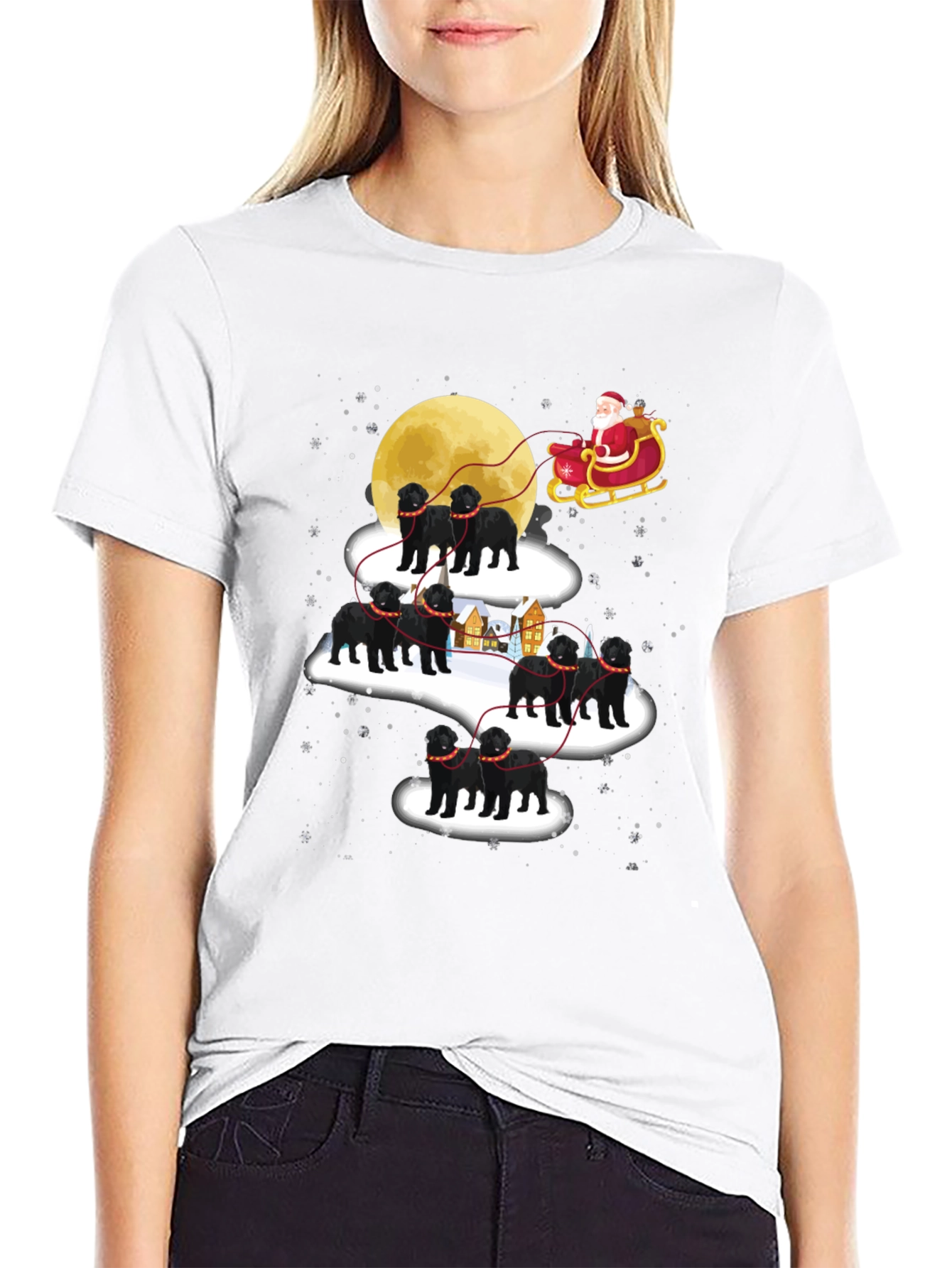 Christmas Dog Sled T-Shirt