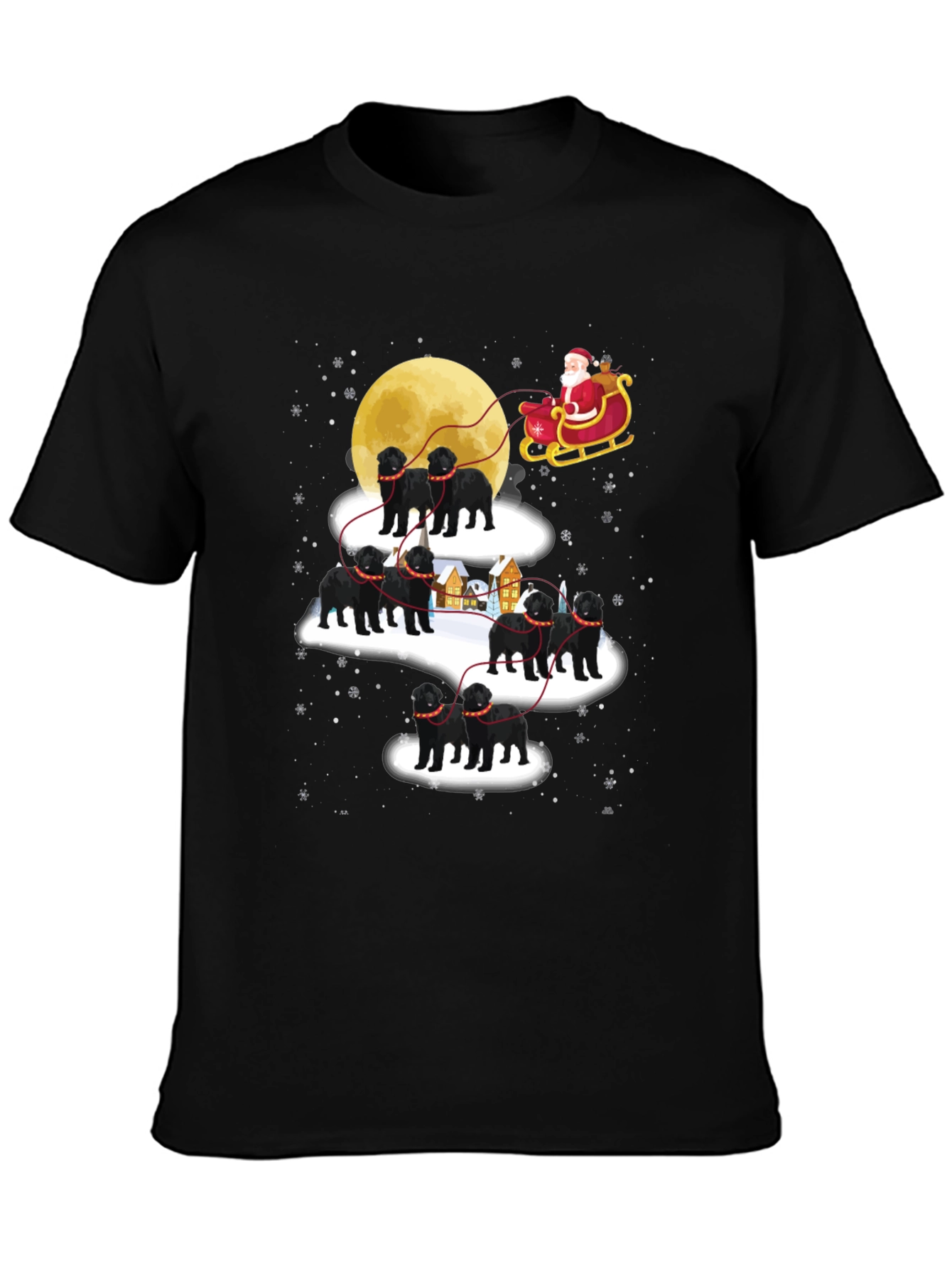 Christmas Dog Sled T-Shirt