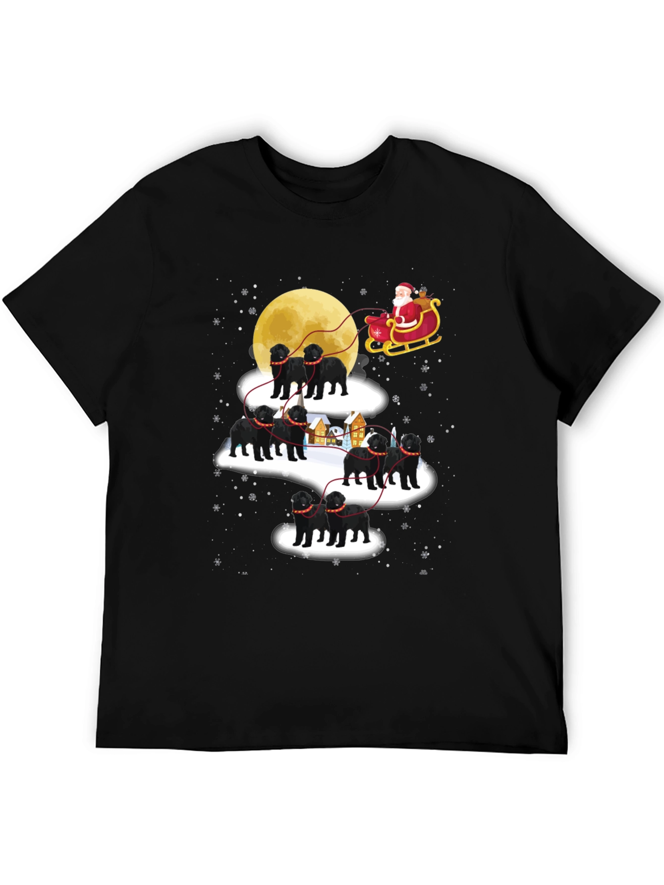Christmas Dog Sled T-Shirt