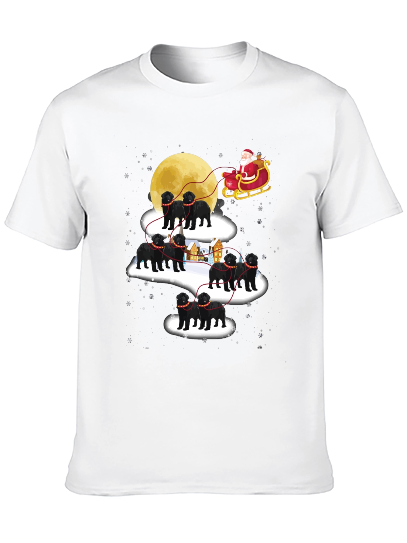 Christmas Dog Sled T-Shirt