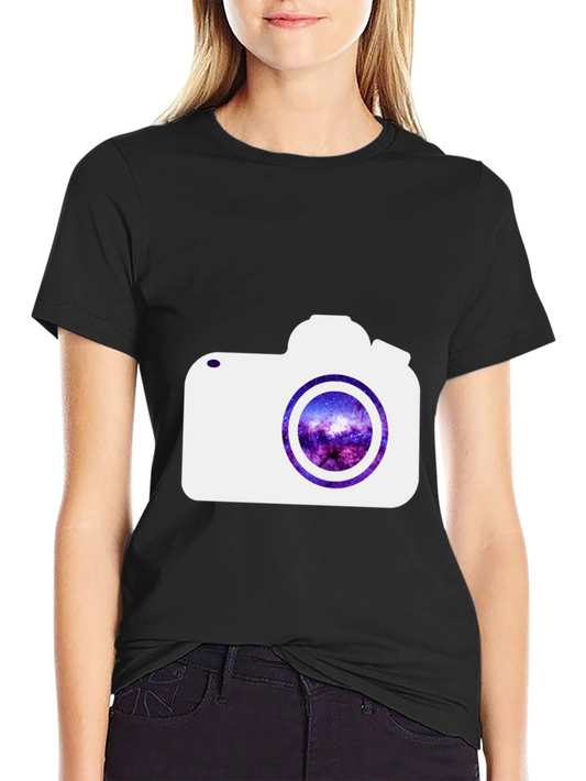 Cosmic Camera Graphic Tee - Black