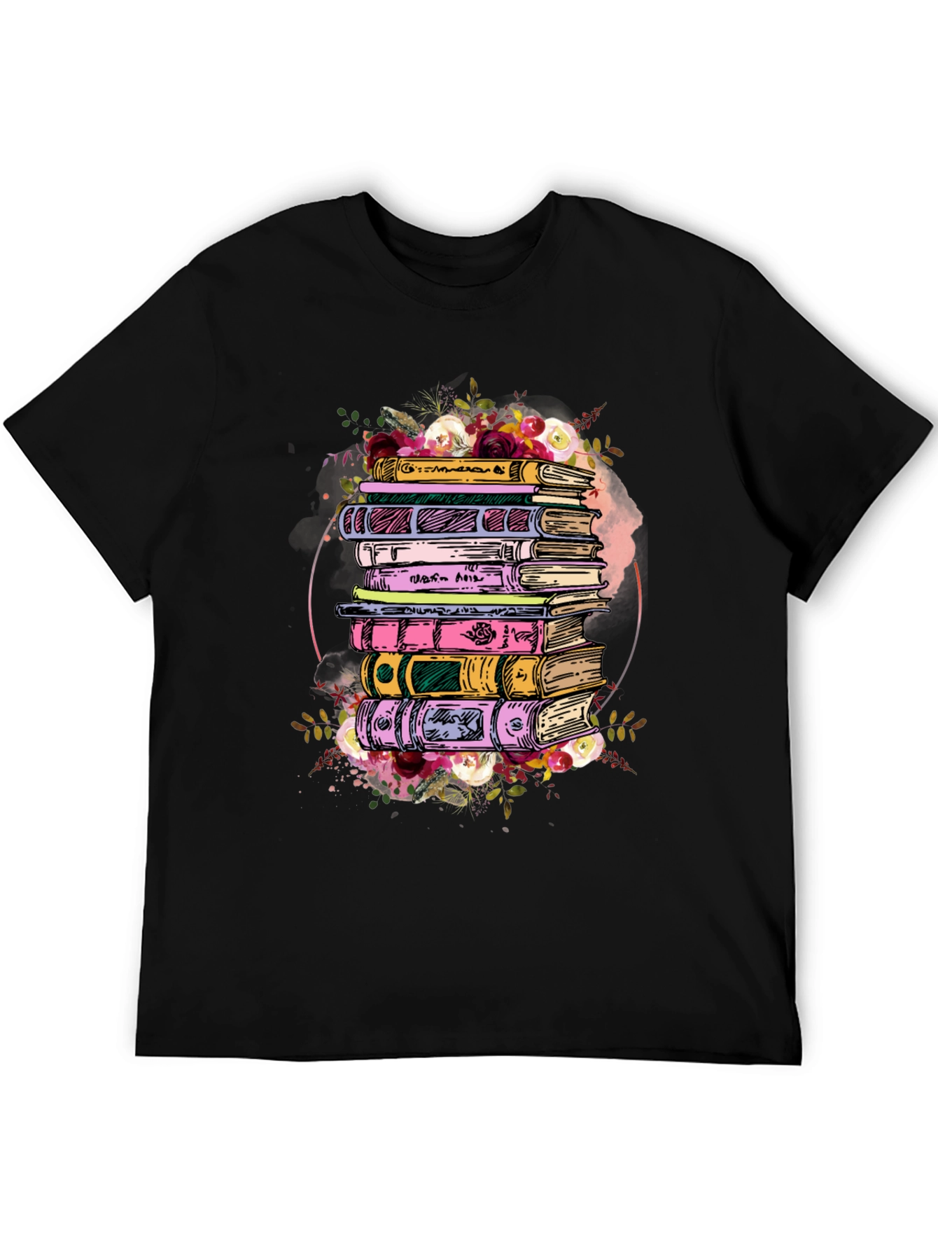 Floral Books Graphic Tee