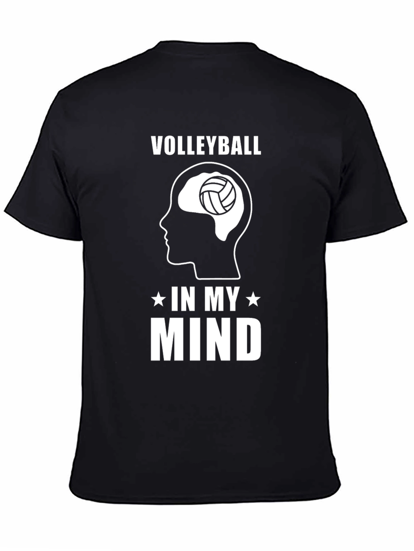 Volleyball In My Mind Graphic T-Shirt