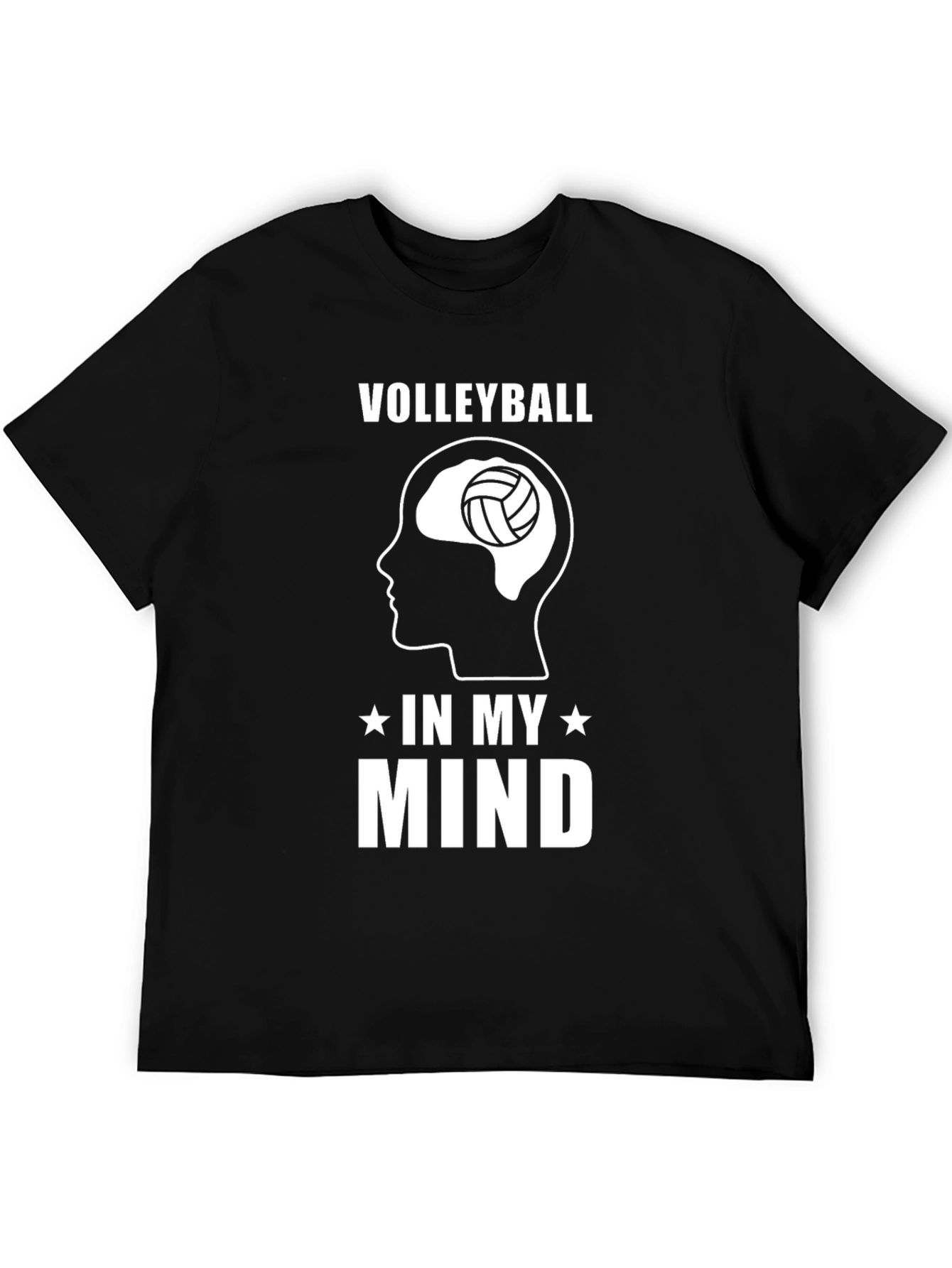 Volleyball In My Mind Graphic T-Shirt