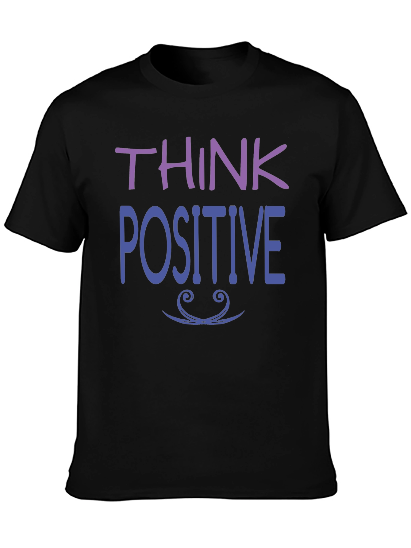 Think Positive Black T-Shirt