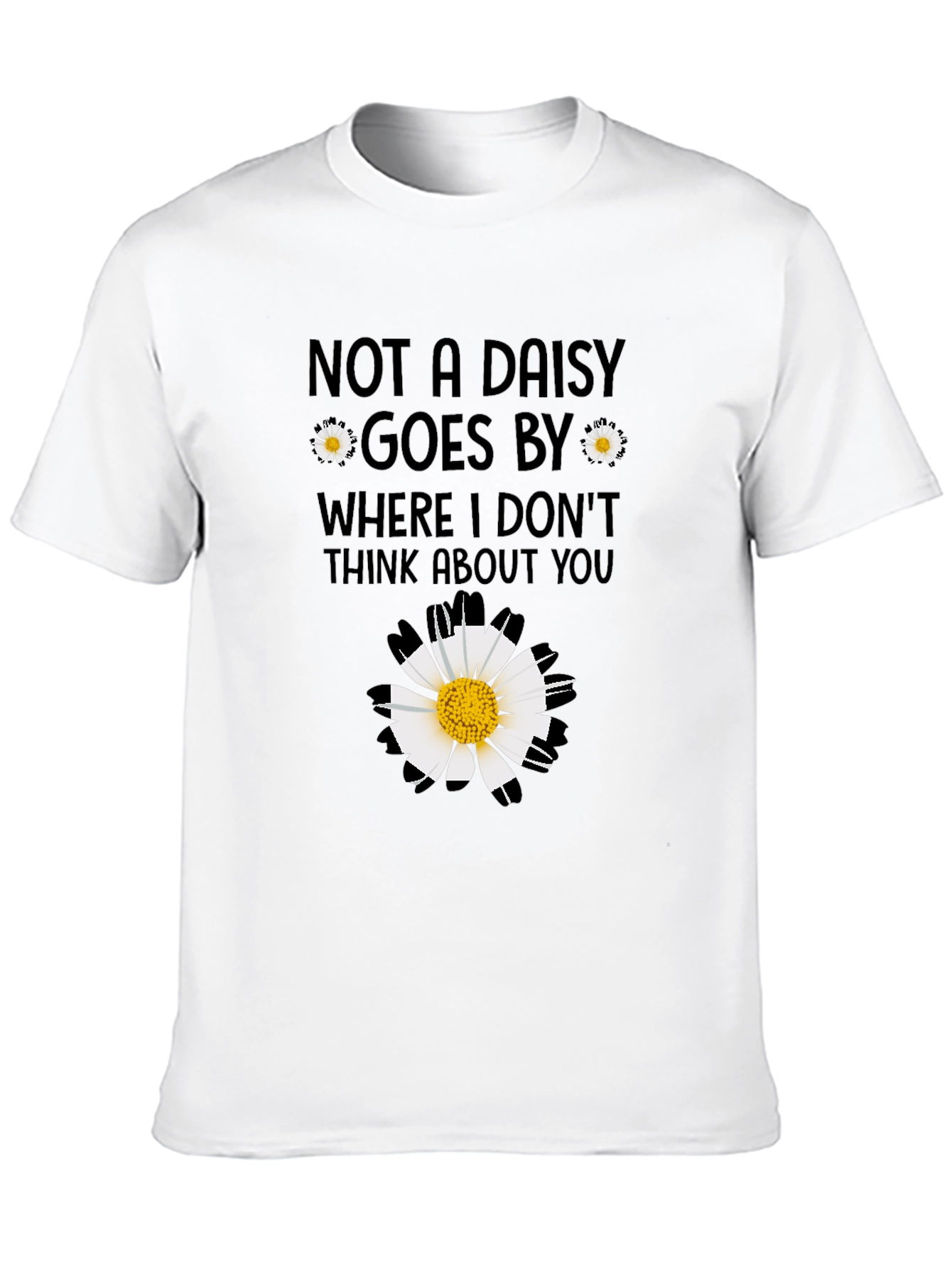 Daisy Graphic T-Shirt - Floral Casual Tee