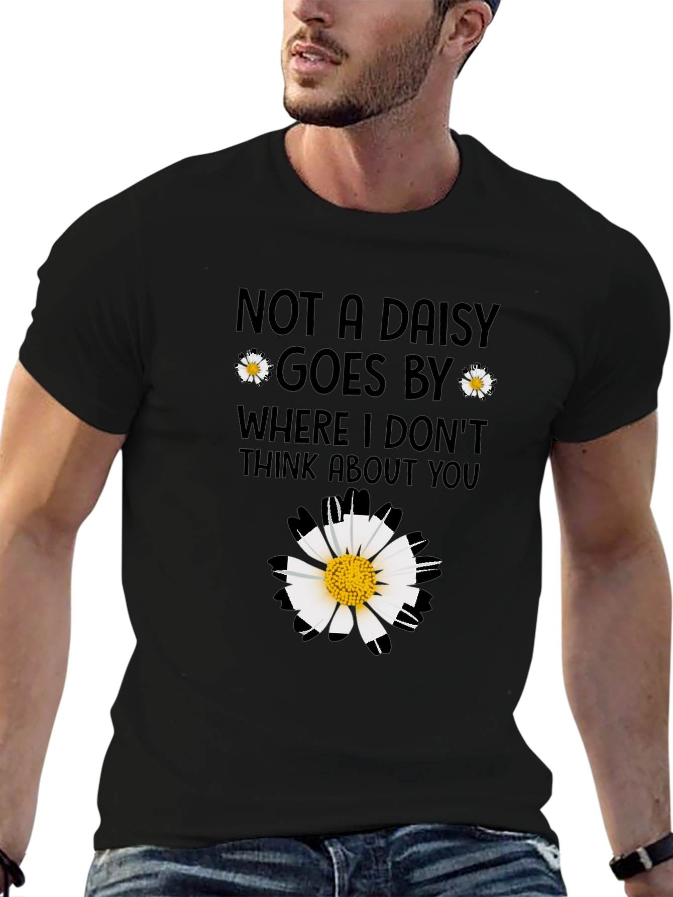 Daisy Graphic T-Shirt - Floral Casual Tee