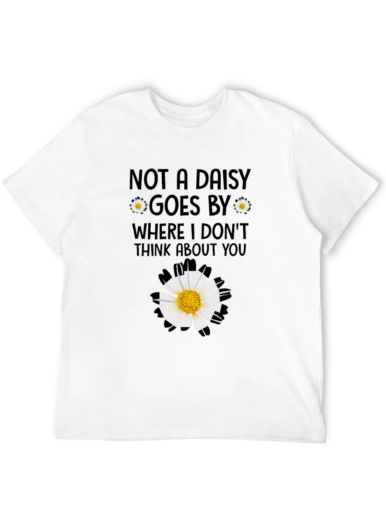 Daisy Graphic T-Shirt - Floral Casual Tee