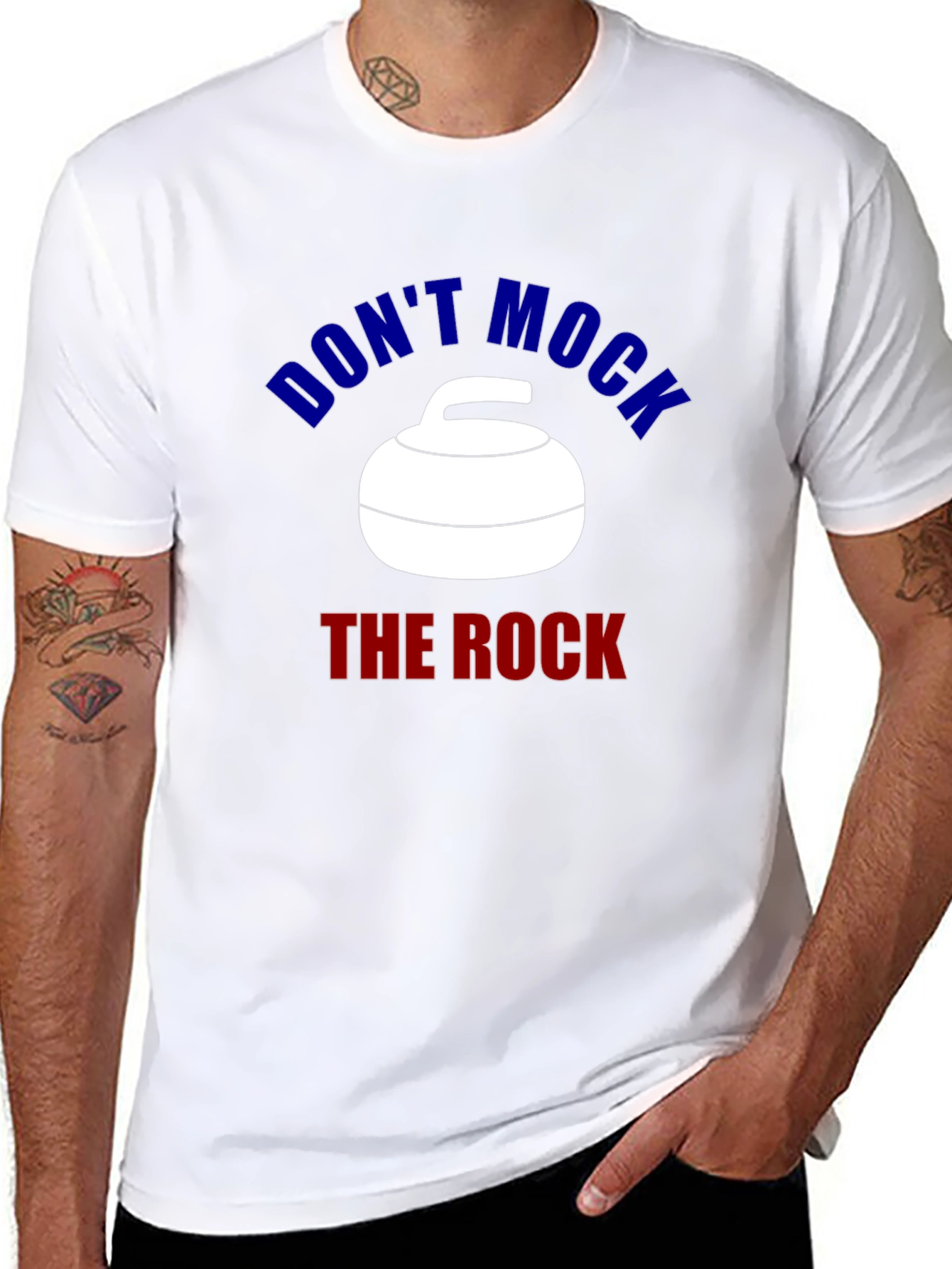 Dont Mock The Rock Curling T-Shirt
