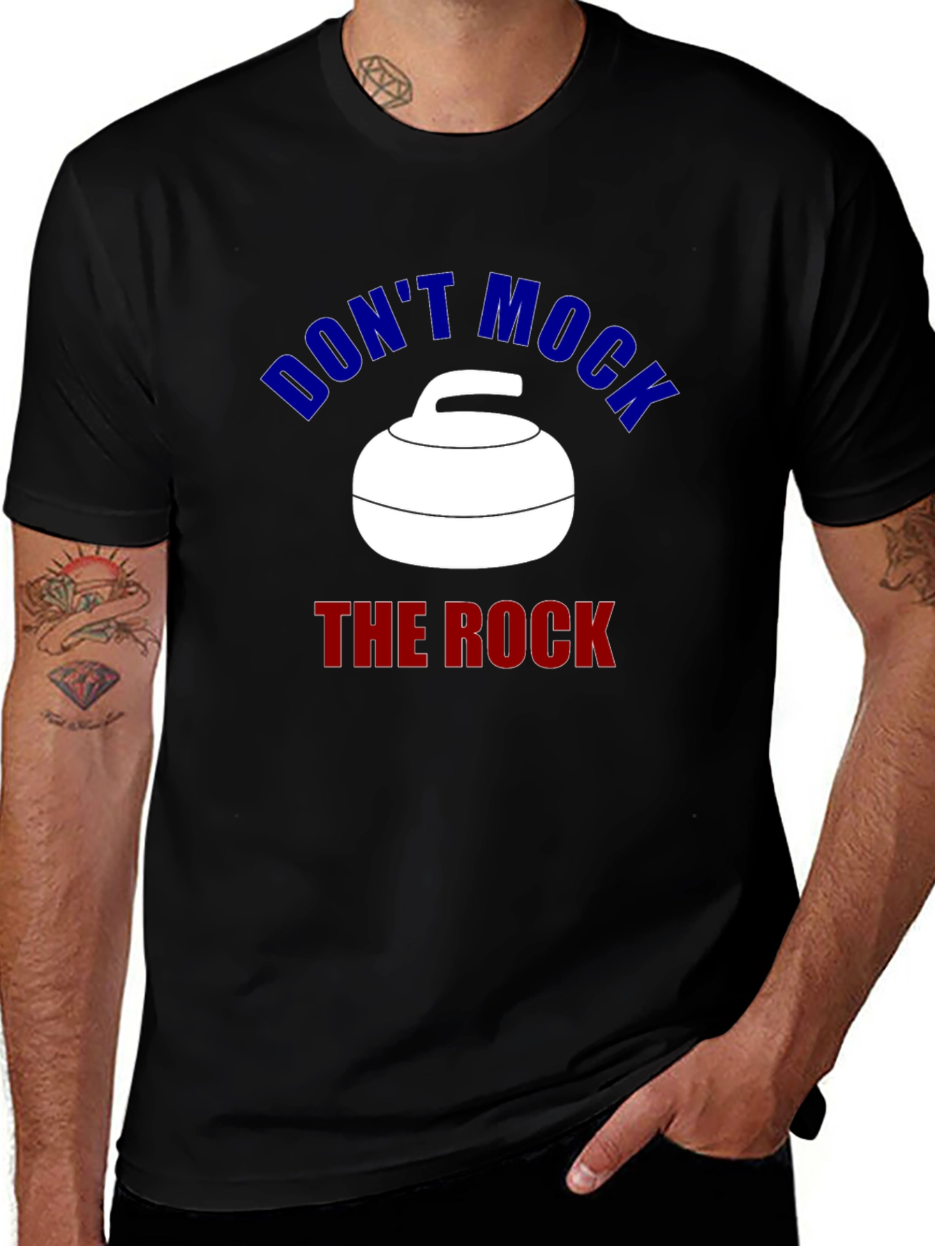 Dont Mock The Rock Curling T-Shirt