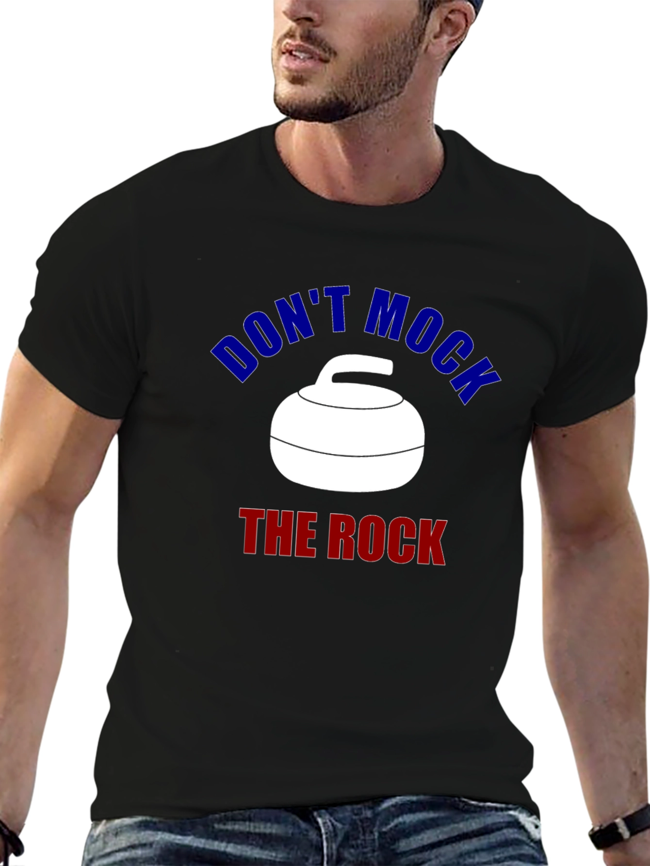 Dont Mock The Rock Curling T-Shirt