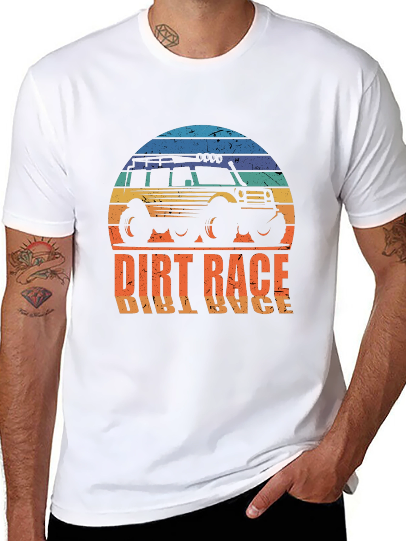 Dirt Race Graphic Tee - Off-Road Adventure