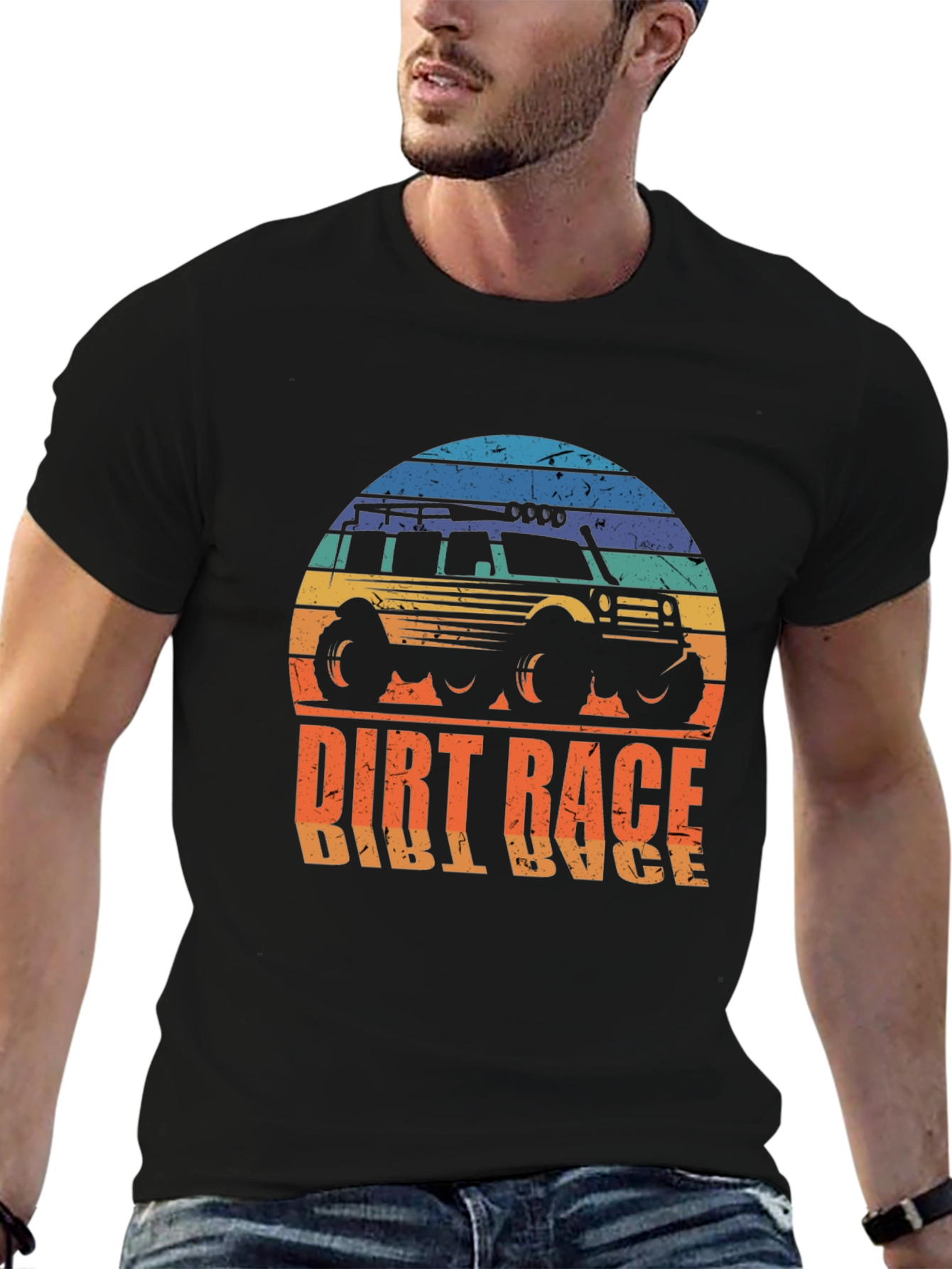 Dirt Race Graphic Tee - Off-Road Adventure