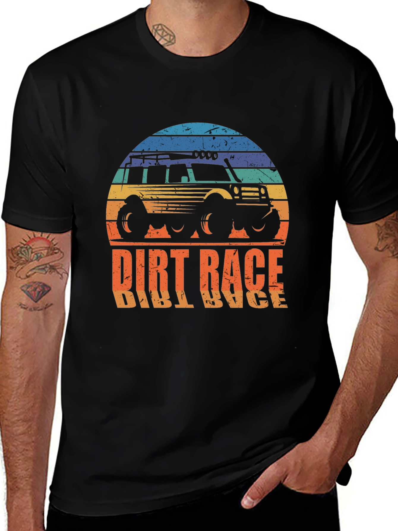 Dirt Race Graphic Tee - Off-Road Adventure