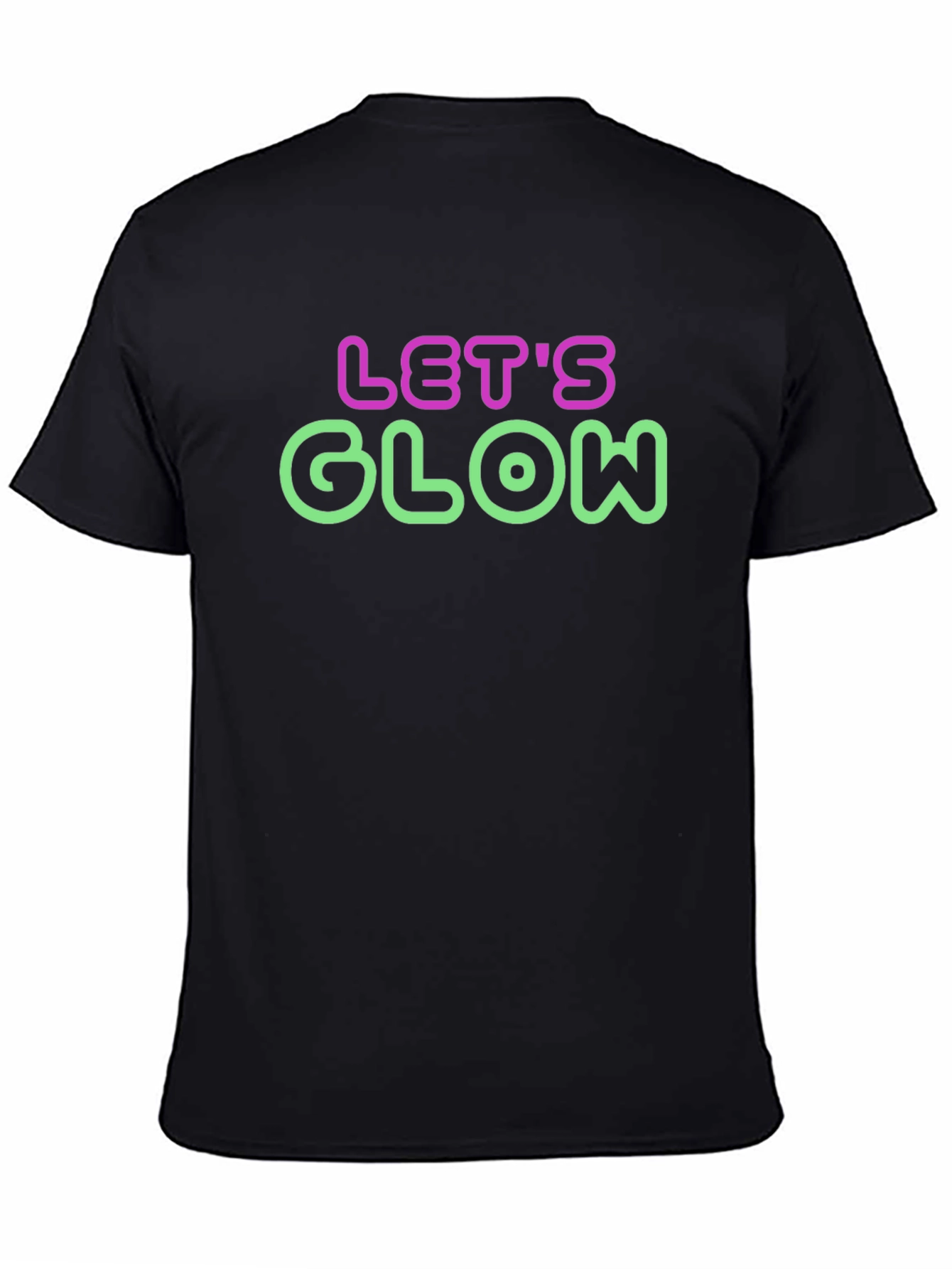 Lets Glow Neon Graphic T-Shirt