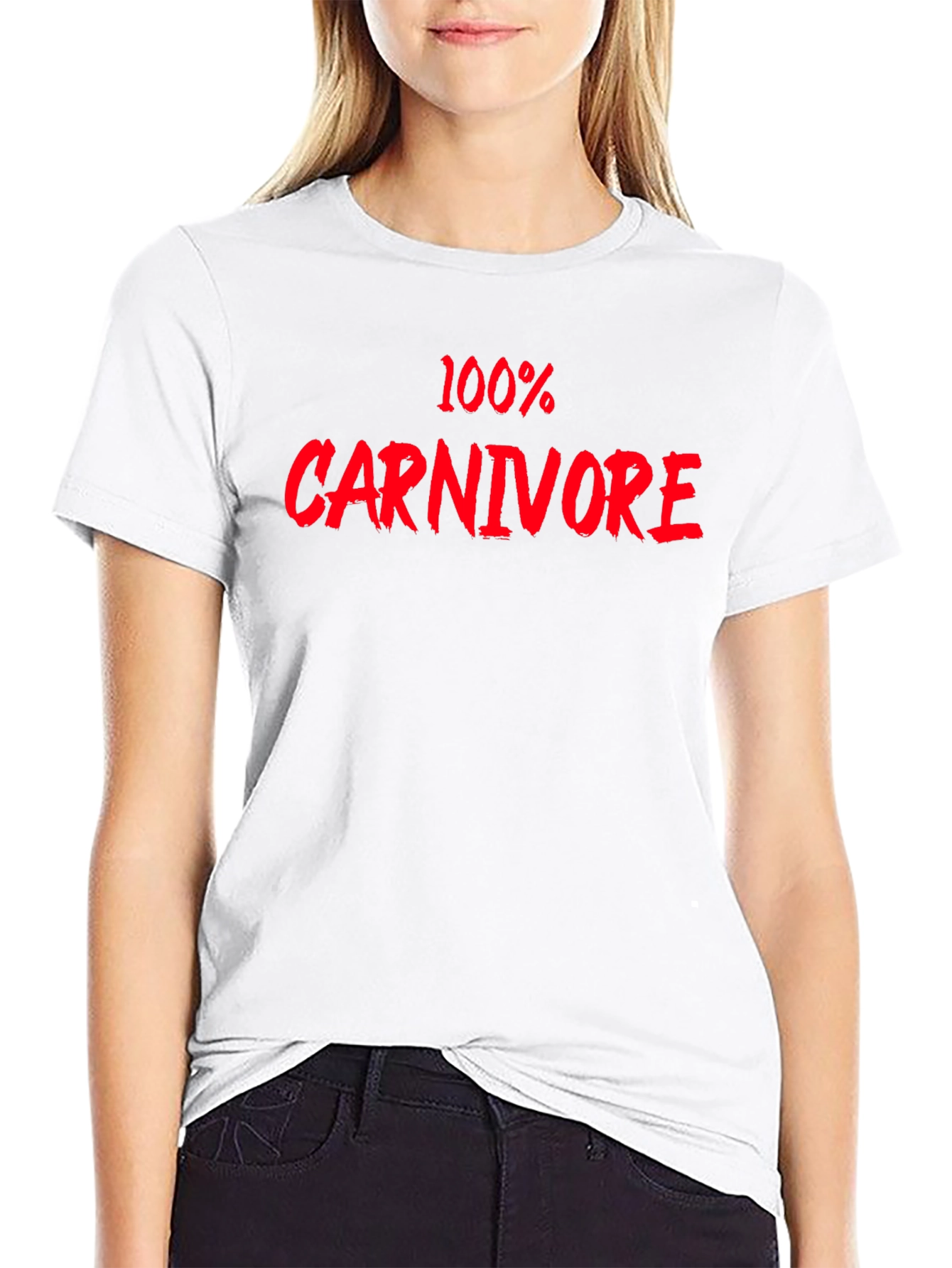 100% Carnivore Graphic Tee - Black