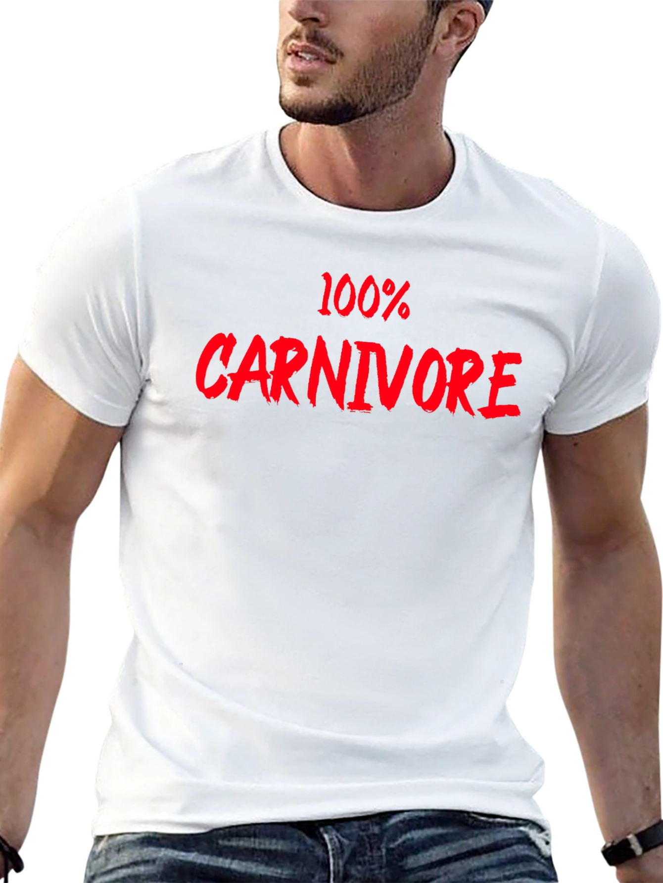 100% Carnivore Graphic Tee - Black