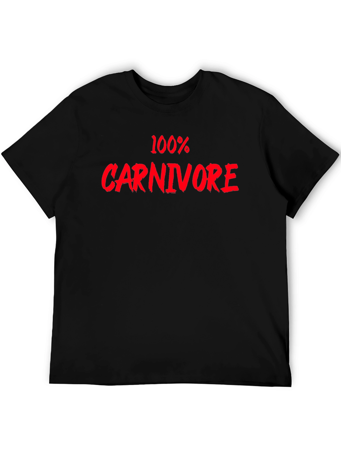 100% Carnivore Graphic Tee - Black