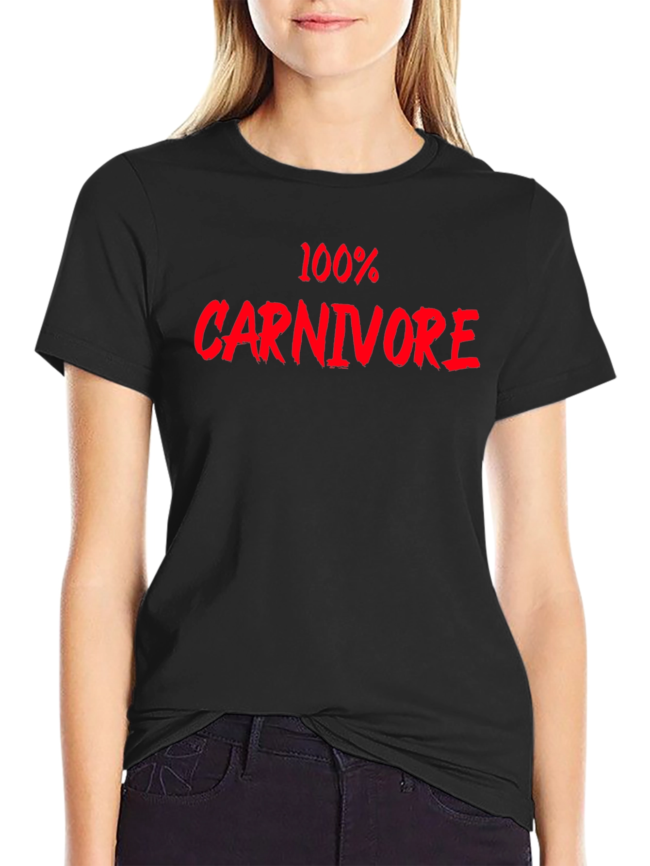 100% Carnivore Graphic Tee - Black