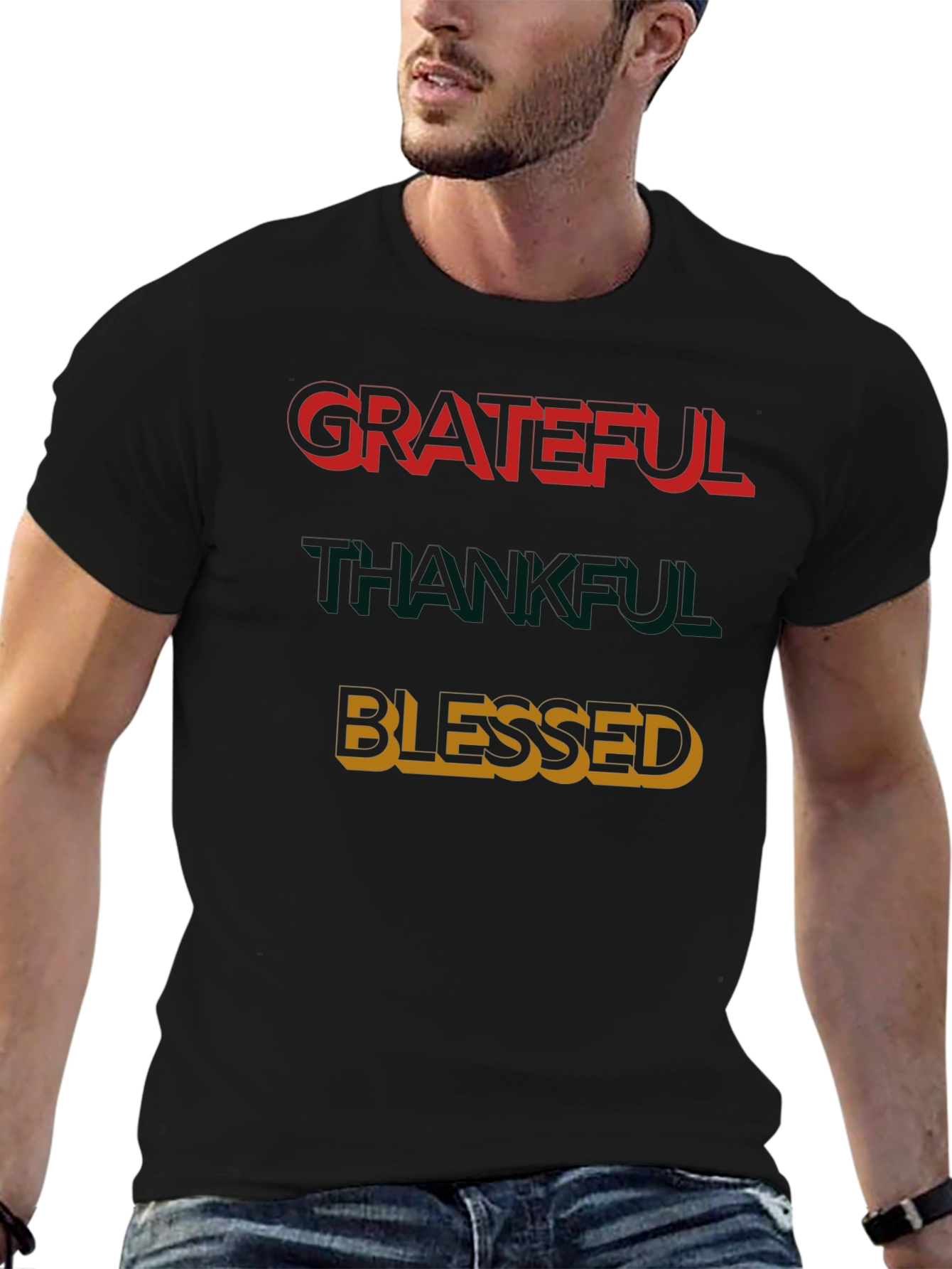 Grateful Thankful Blessed T-Shirt