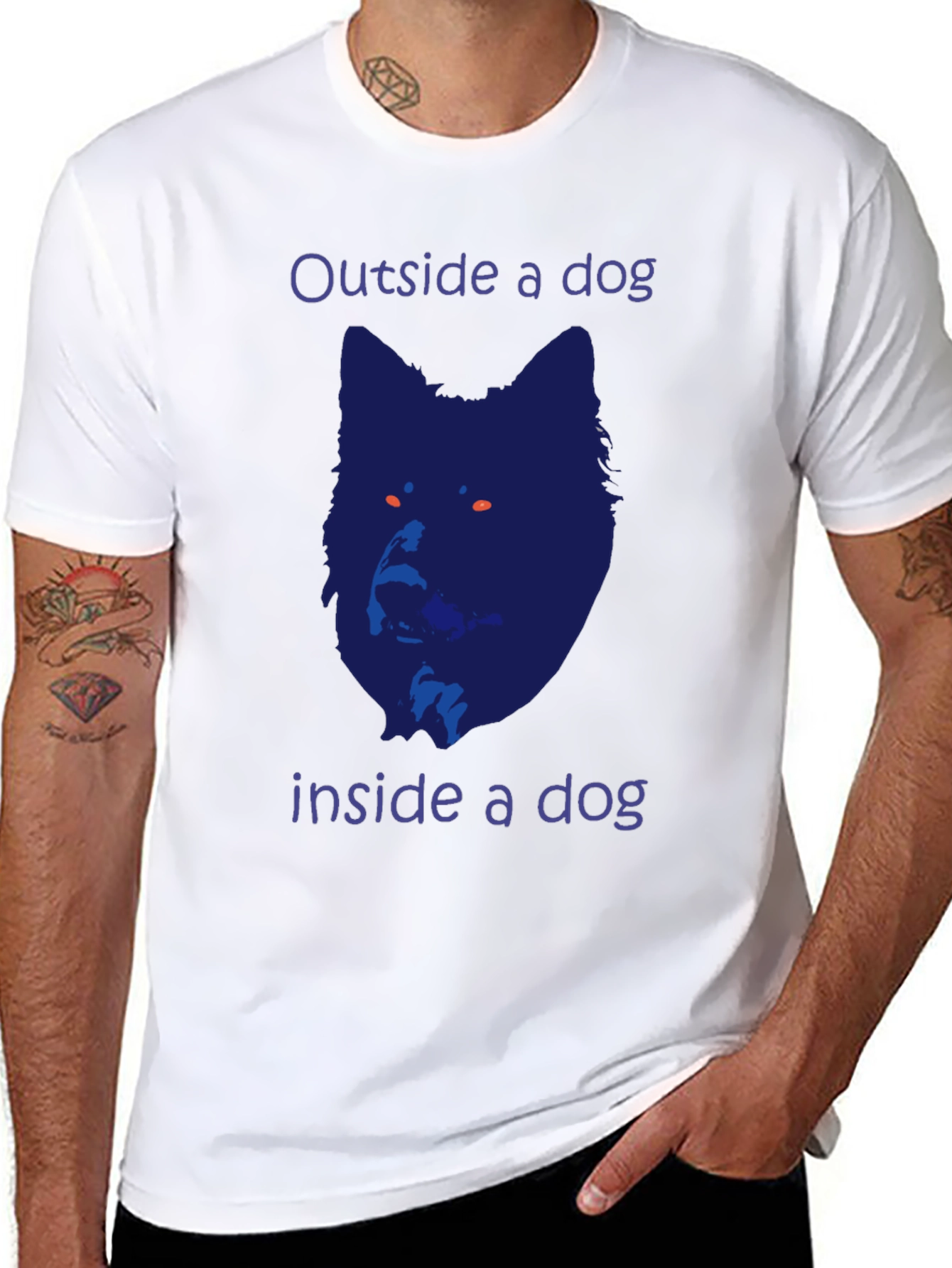 Dog Lover T-Shirt - Inside a Dog