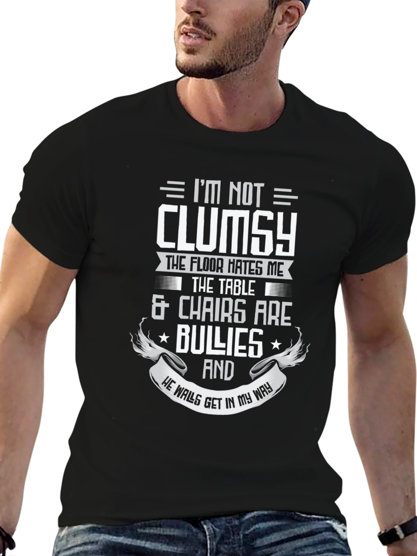 Funny Im Not Clumsy Graphic Tee