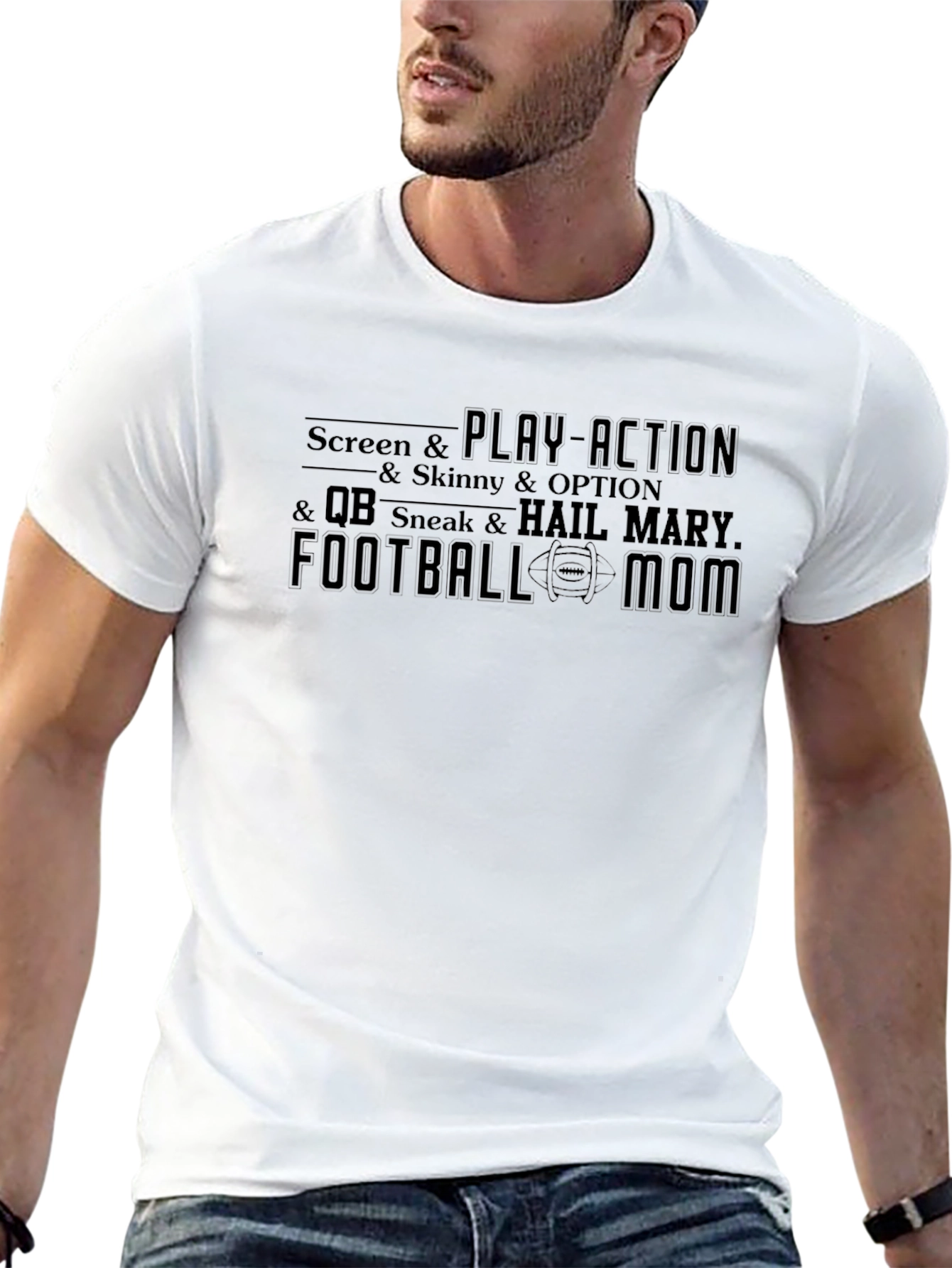 Football Mom T-Shirt - Screen Play