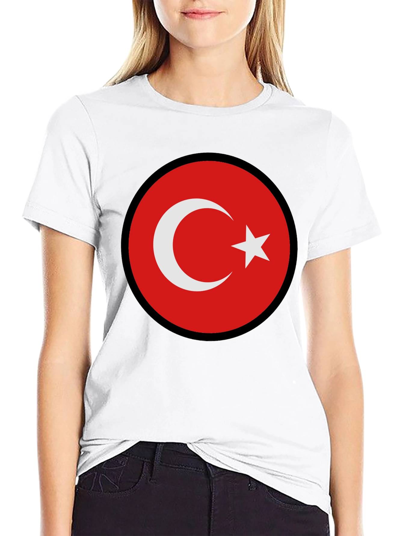 Turkey Flag T-Shirt - Patriotic Crescent Moon Star Tee