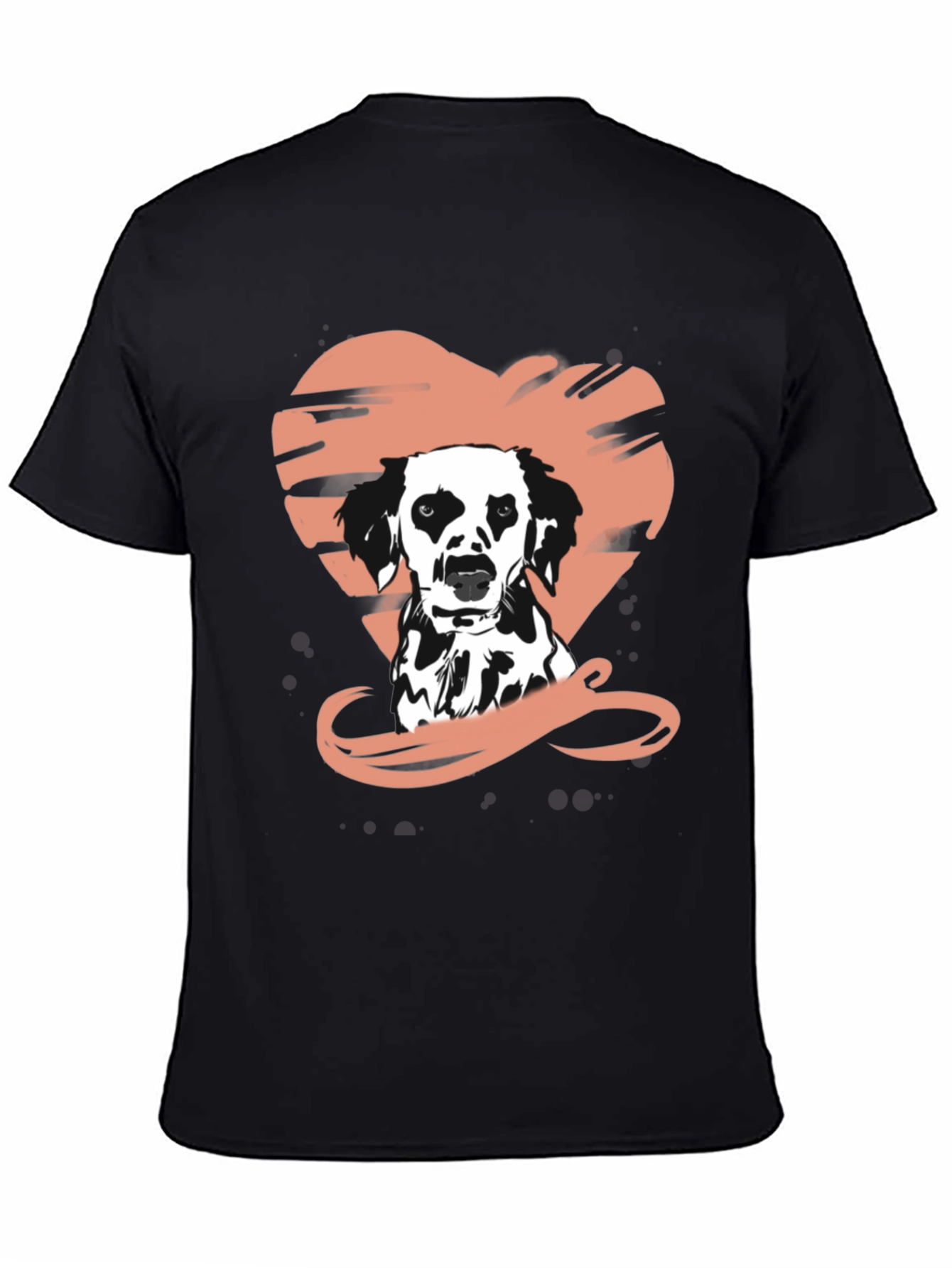 Dog Lovers Black Graphic Tee