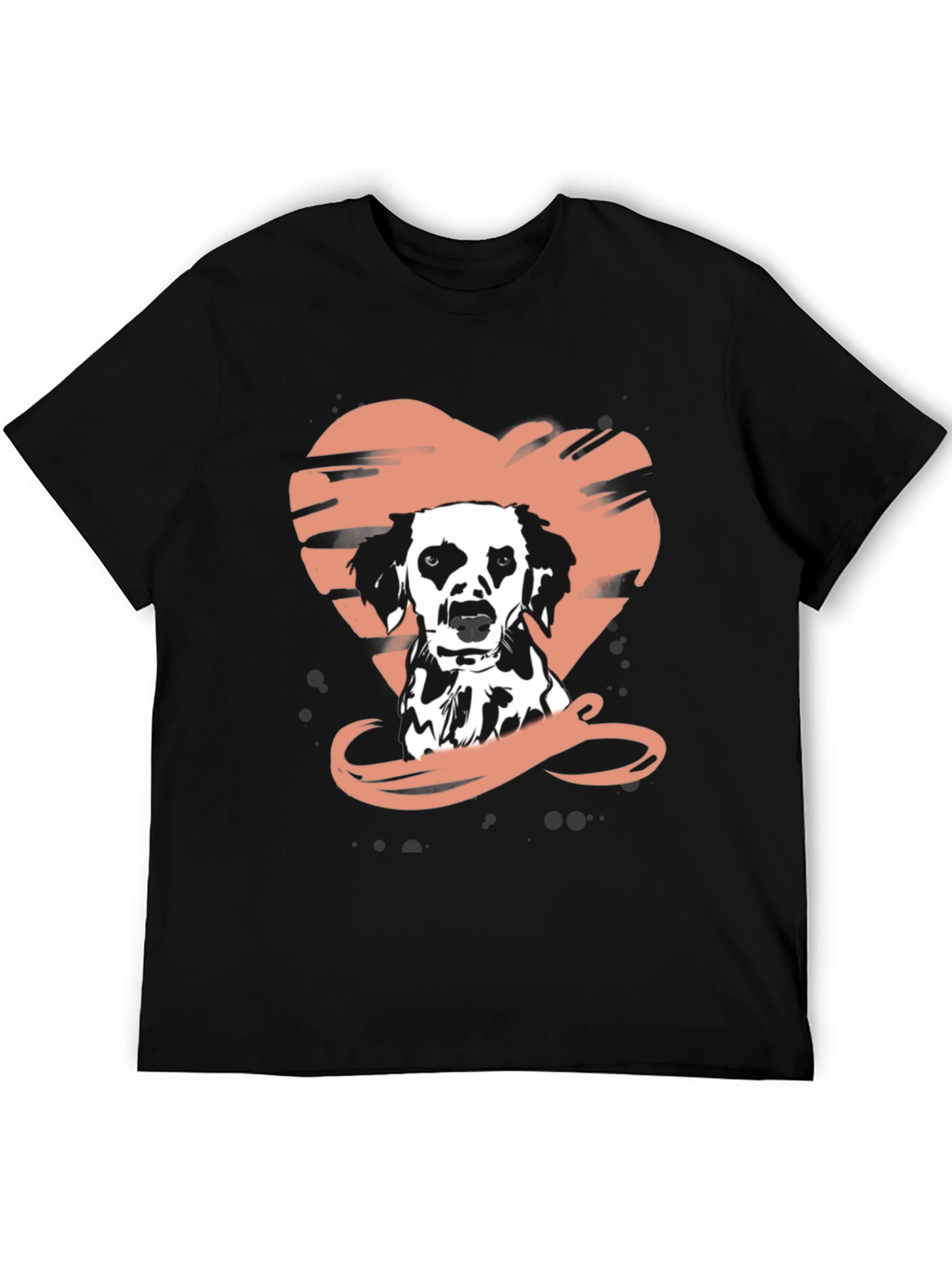 Dog Lovers Black Graphic Tee