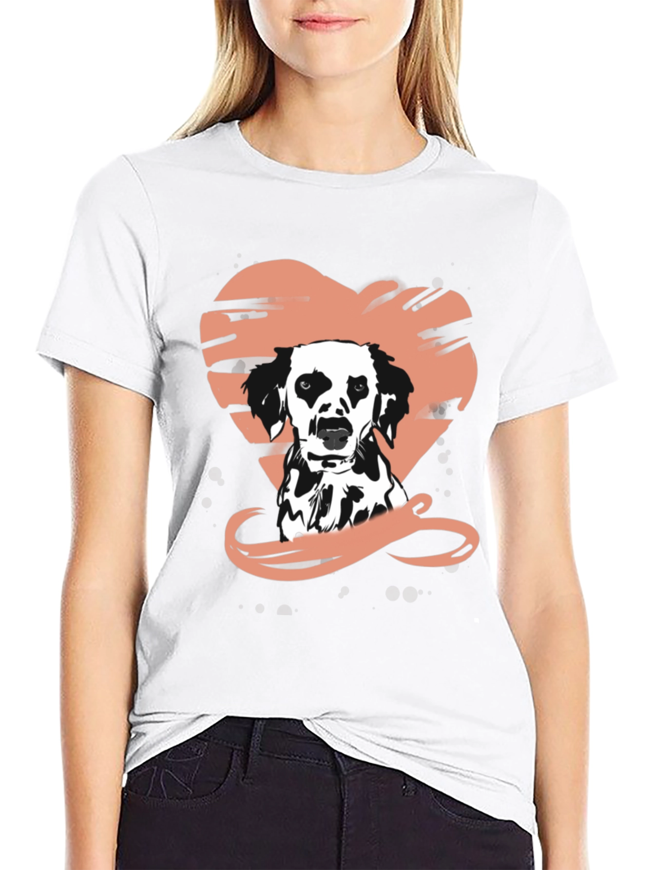 Dog Lovers Black Graphic Tee