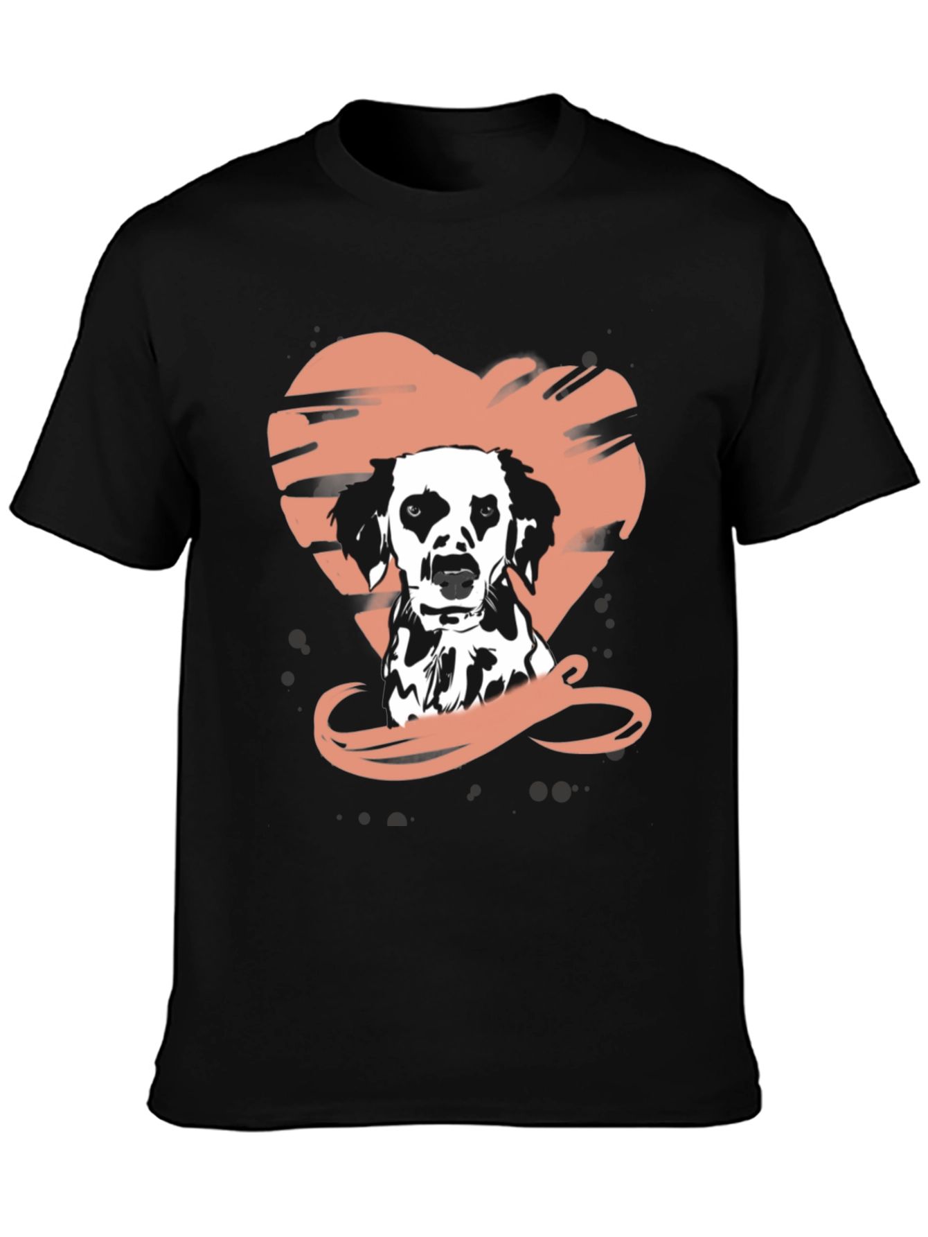 Dog Lovers Black Graphic Tee