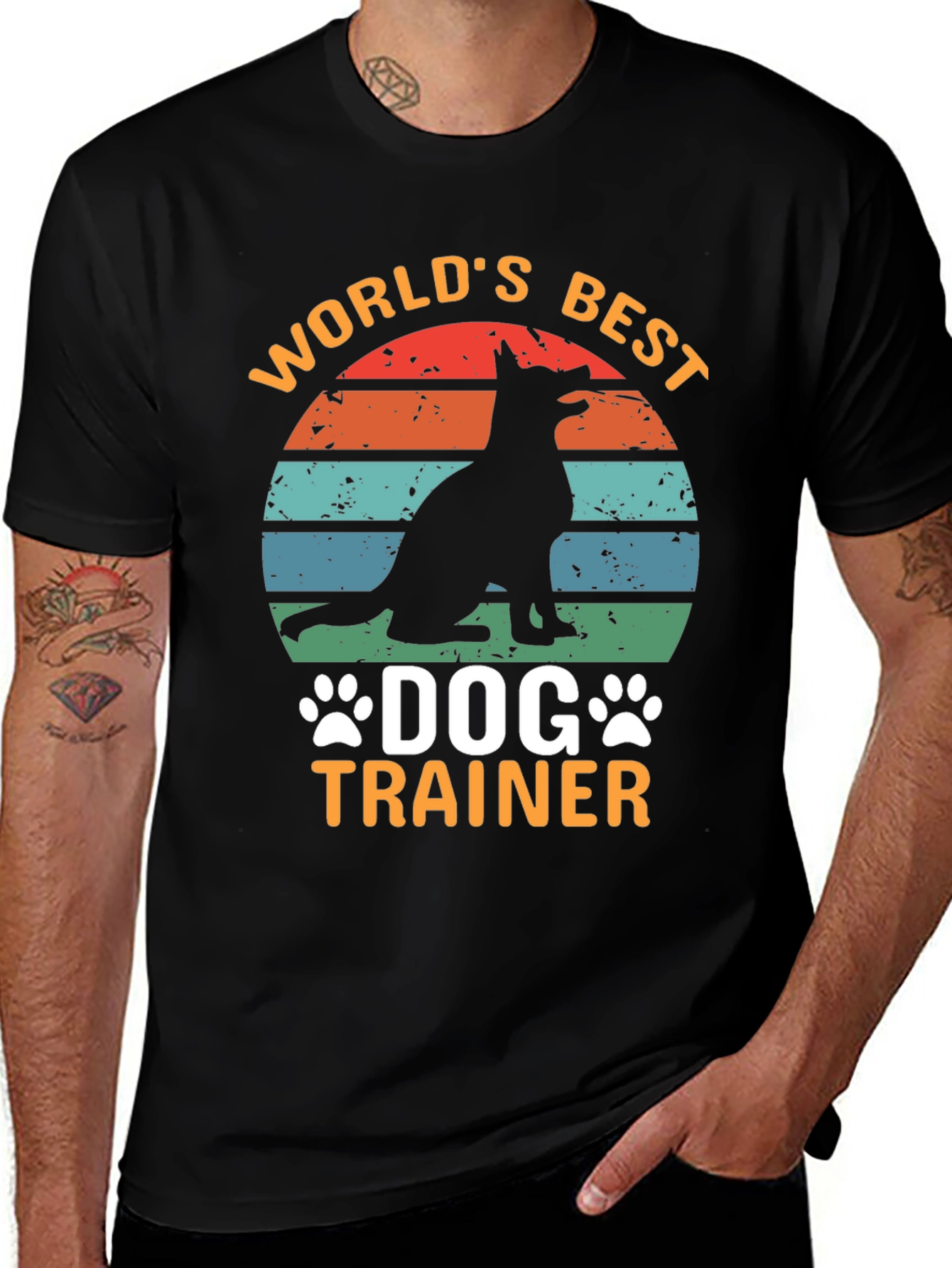 Worlds Best Dog Trainer Graphic T-Shirt
