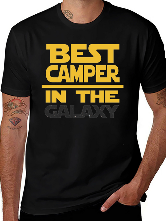 Best Camper in the Galaxy T-Shirt - Funny Camping Tee