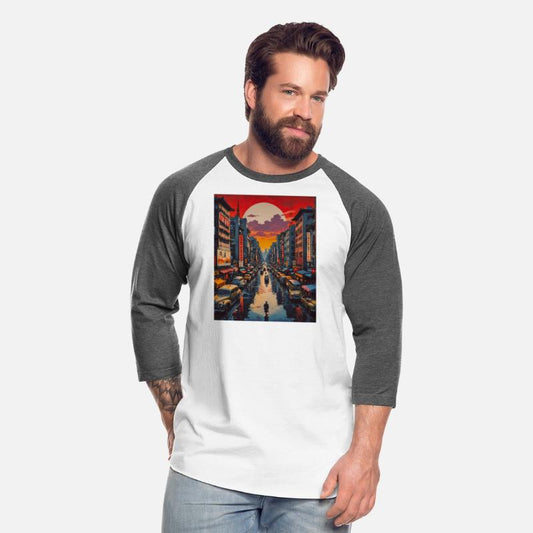 Twilight Reflections in Neon City