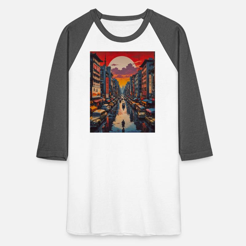 Twilight Reflections in Neon City